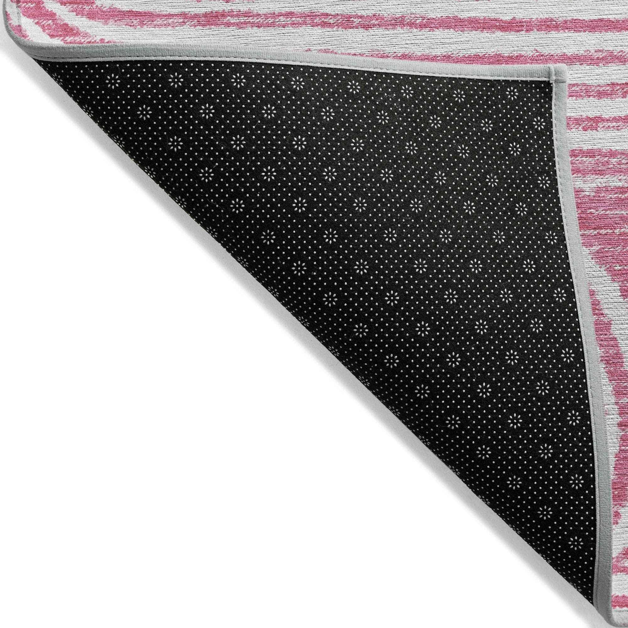Machine Made ACN540 Blush Pink Rugs