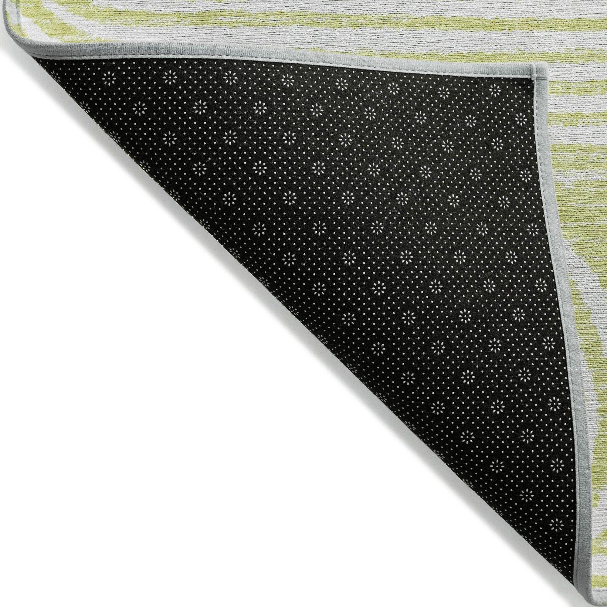 Machine Made ACN540 Green Rugs