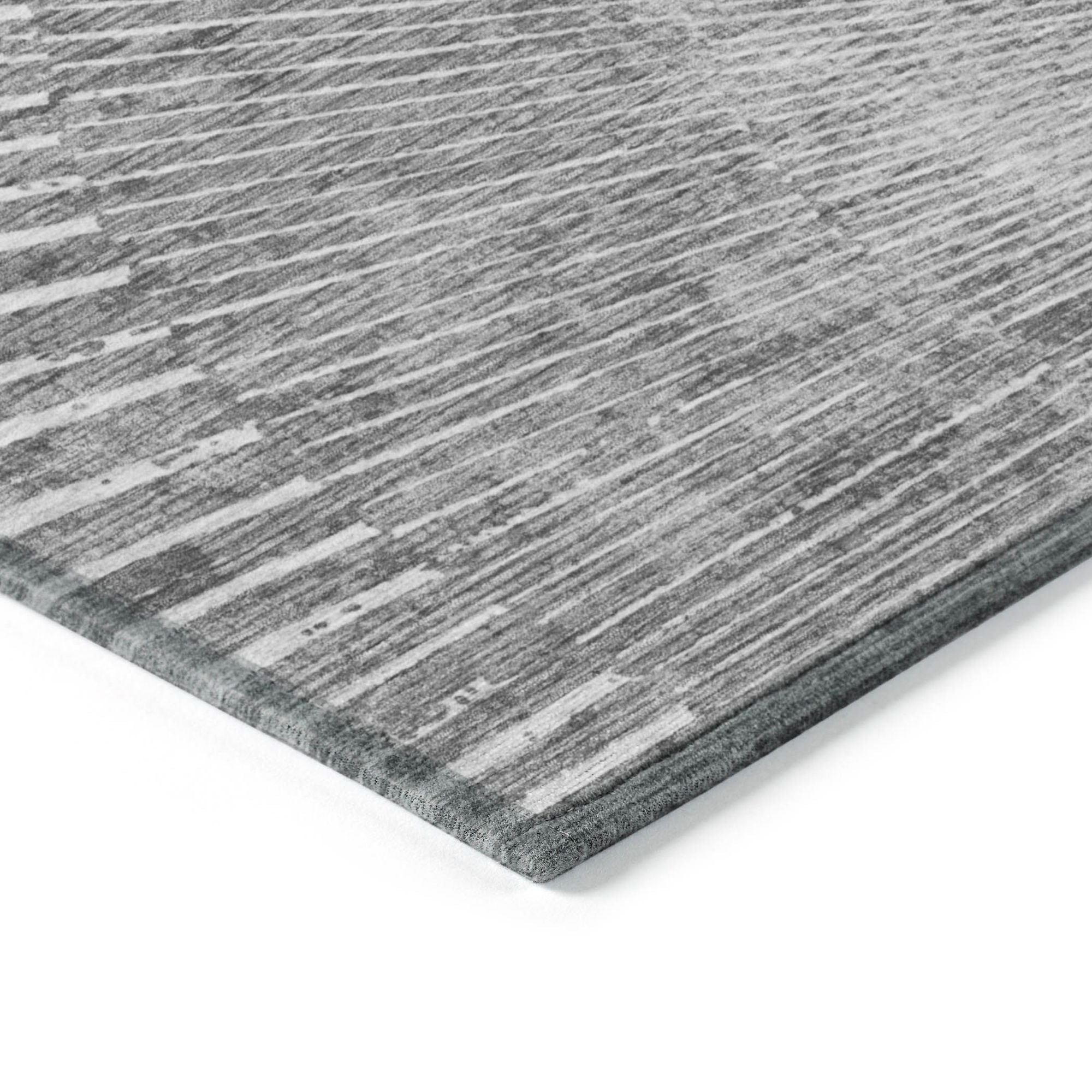 Machine Made ACN542 Gray Rugs