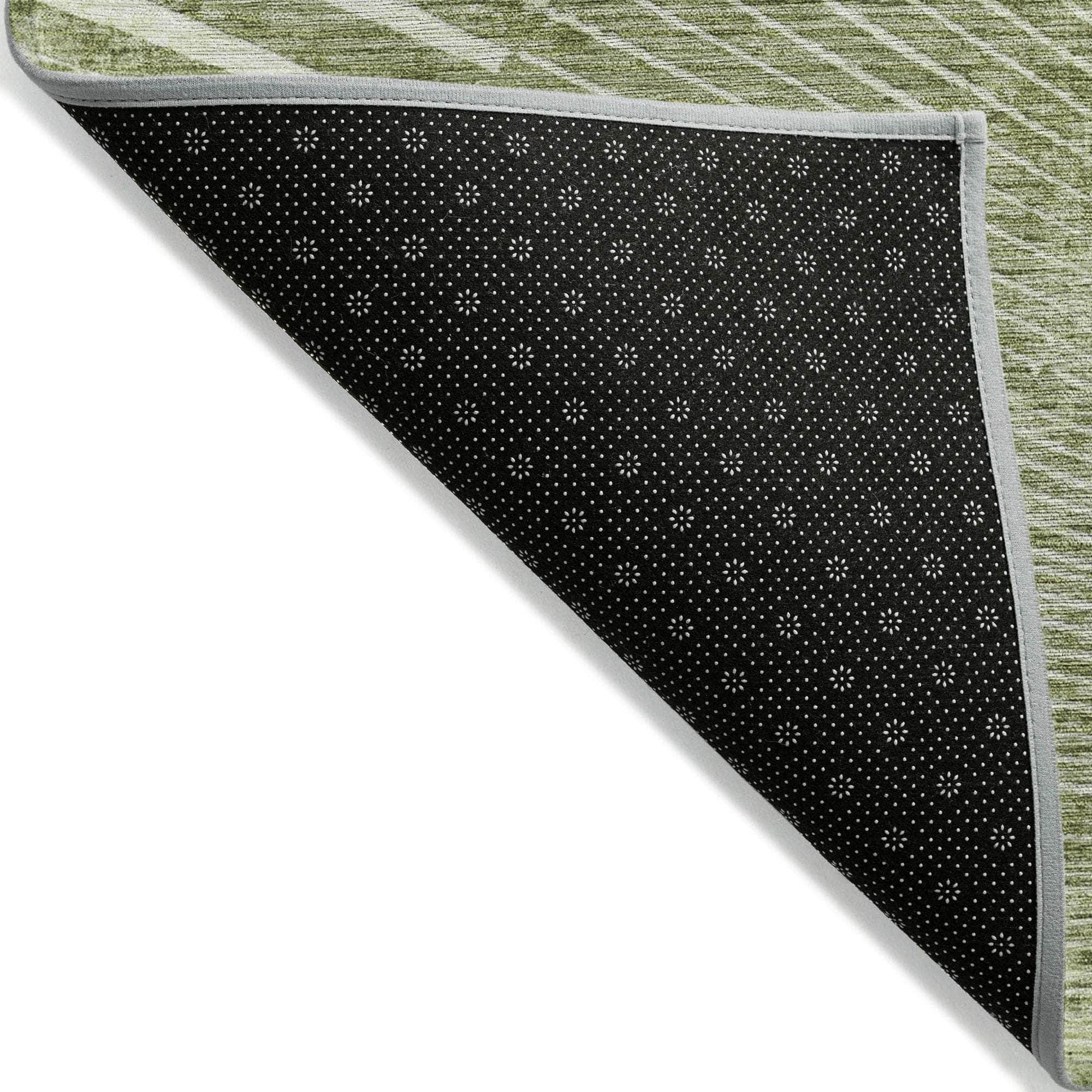 Machine Made ACN542 Sage Green Rugs