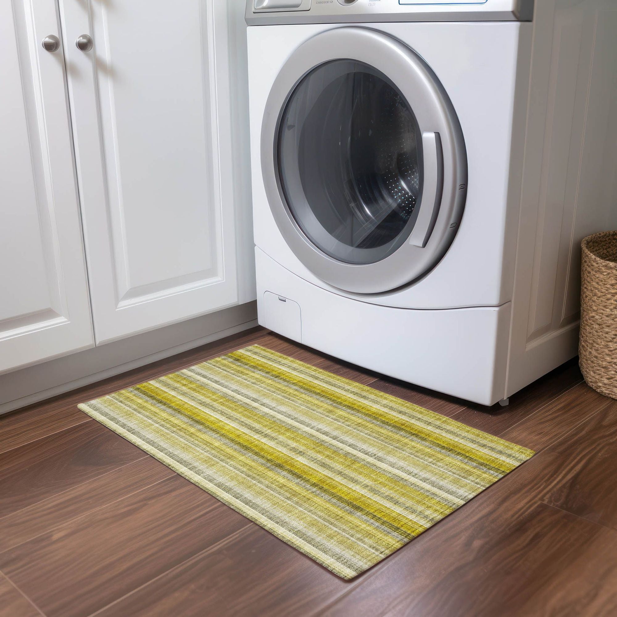 Machine Made ACN543 Gold Rugs