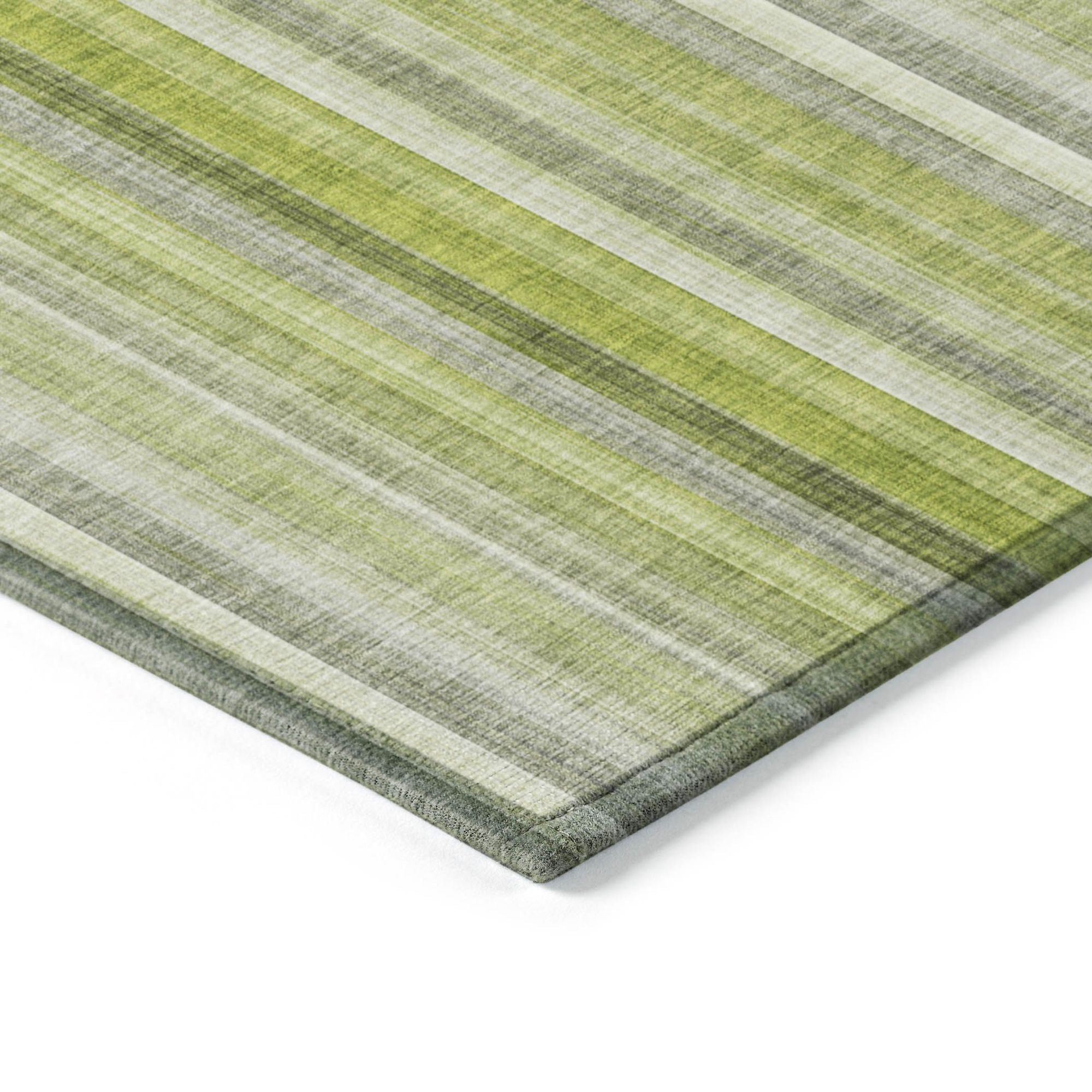 Machine Made ACN543 Green Rugs