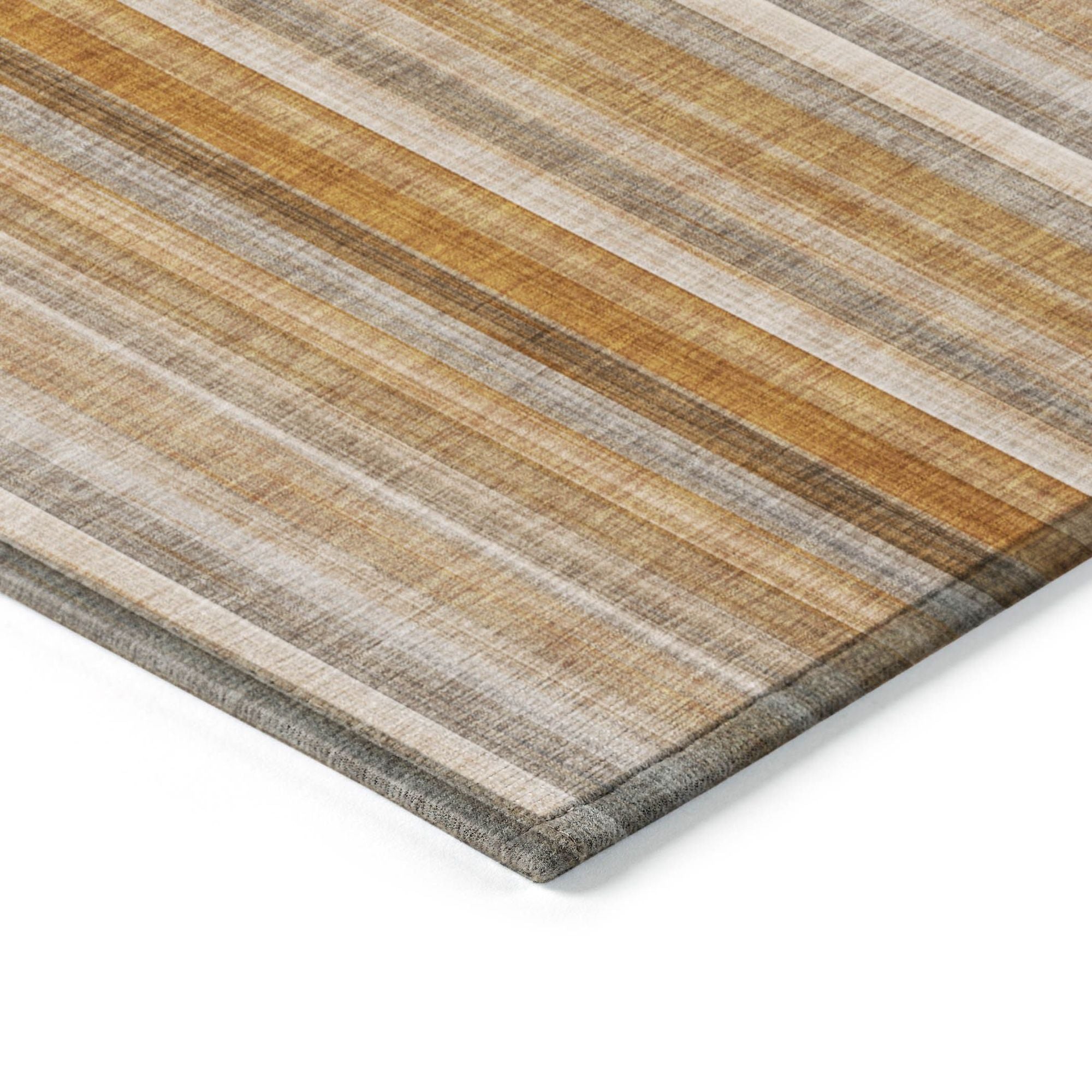 Machine Made ACN543 Paprika Orange Rugs