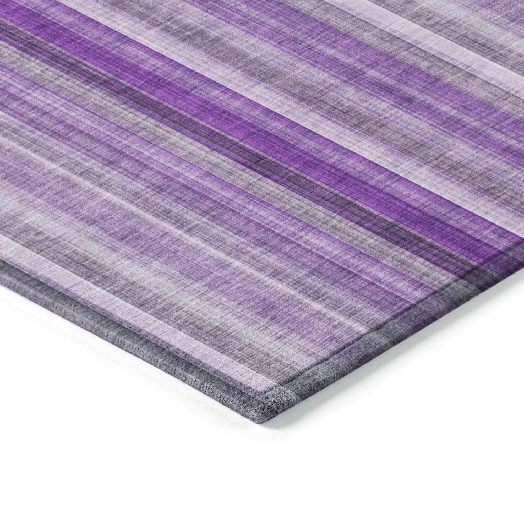 Machine Made ACN543 Purple Rugs