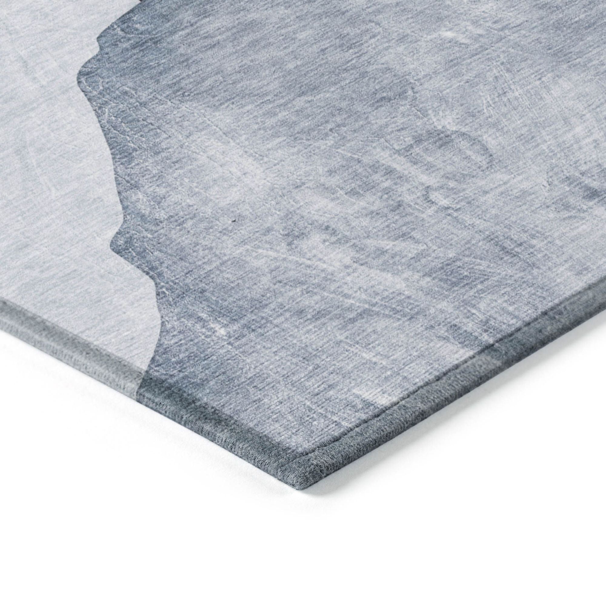 Machine Made ACN547 Blue Rugs
