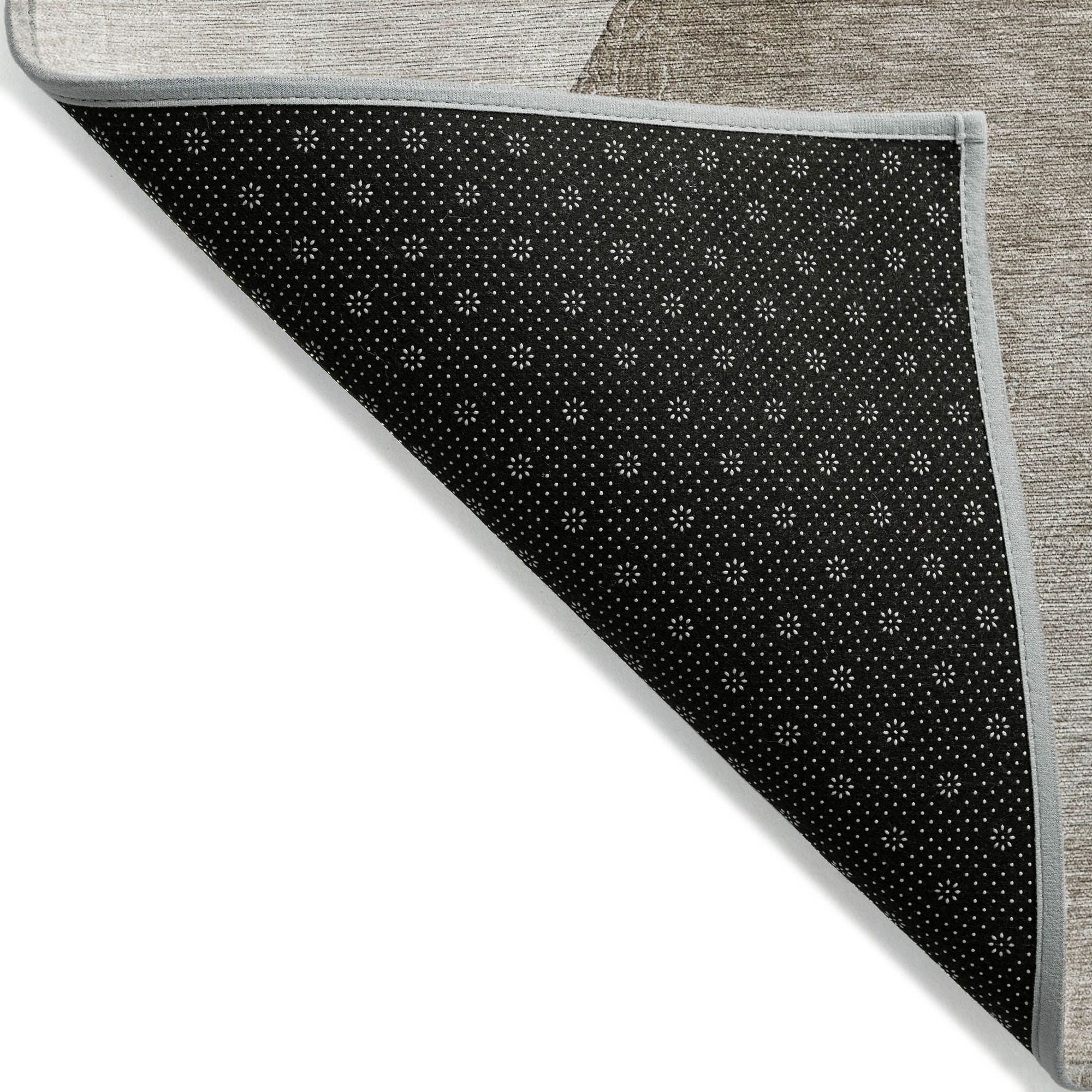 Machine Made ACN547 Brown Rugs