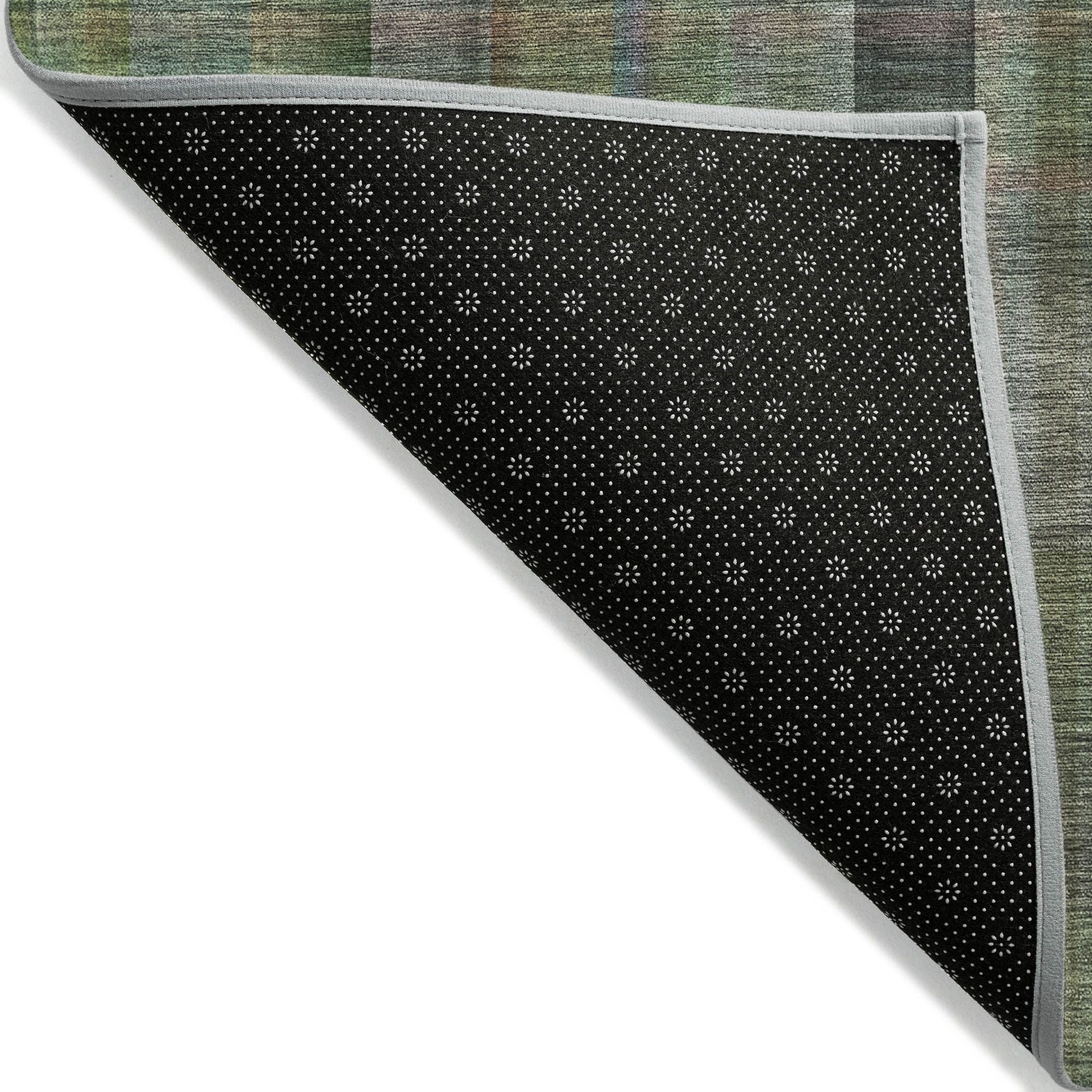 Machine Made ACN548 Green Rugs