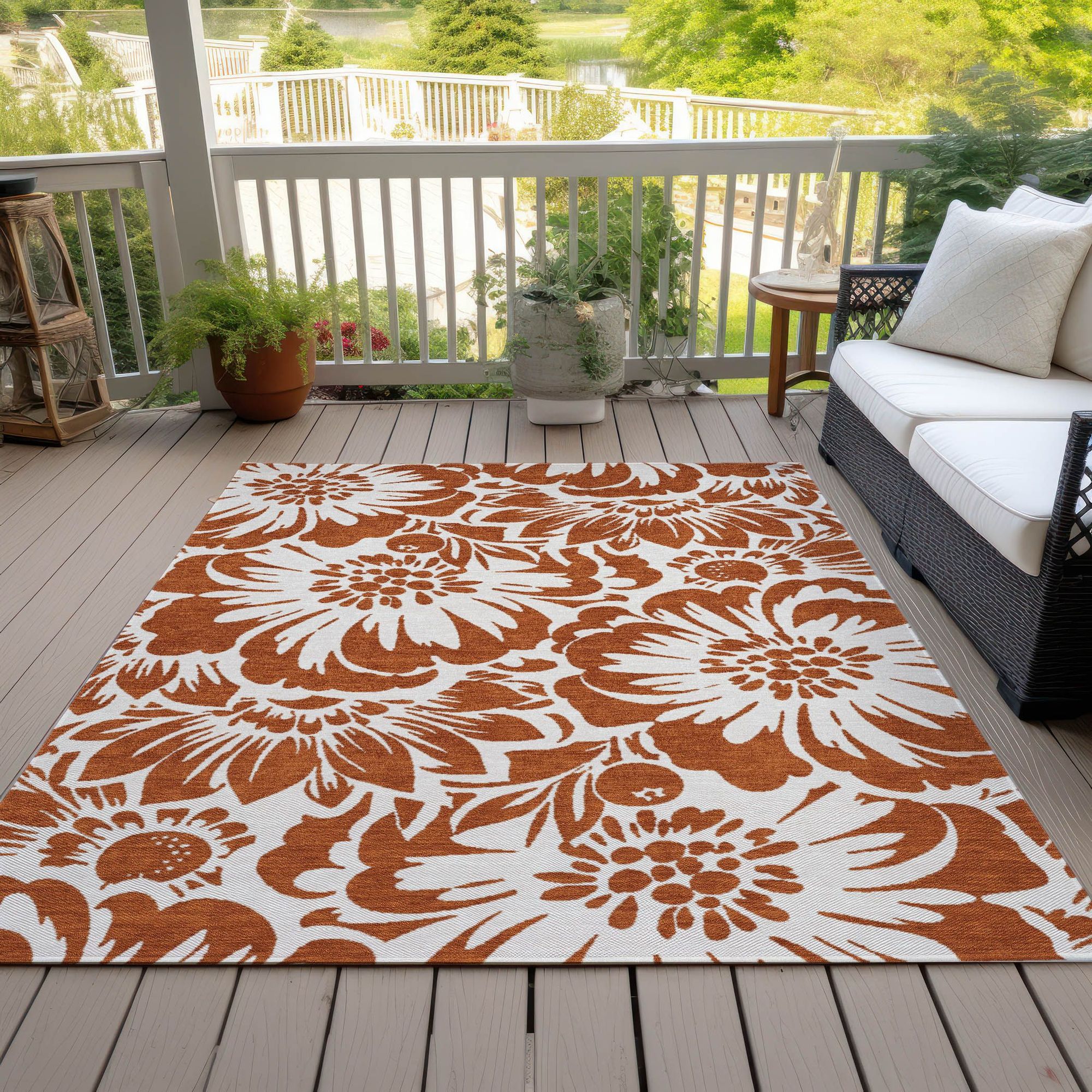 Machine Made ACN551 Paprika Orange Rugs #color_paprika orange