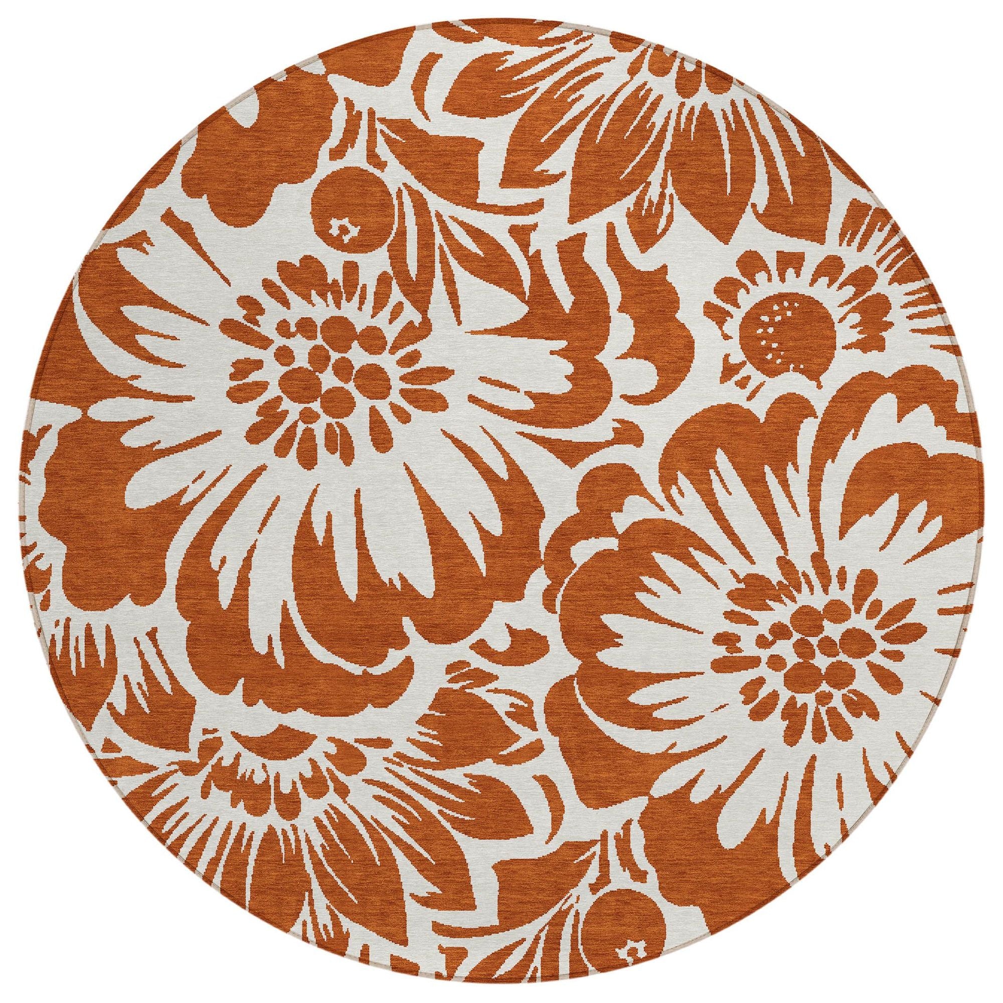 Machine Made ACN551 Paprika Orange Rugs #color_paprika orange