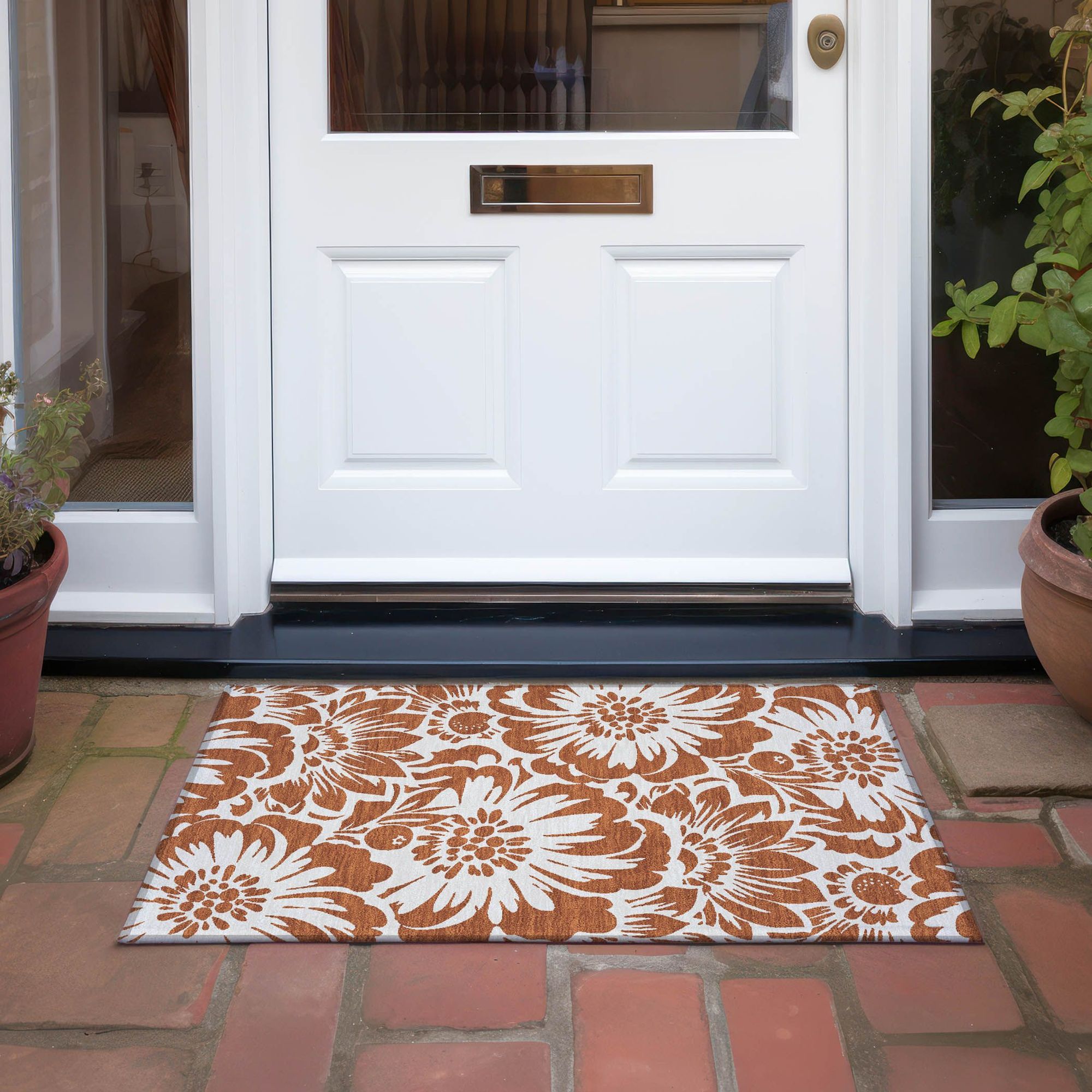 Machine Made ACN551 Paprika Orange Rugs #color_paprika orange