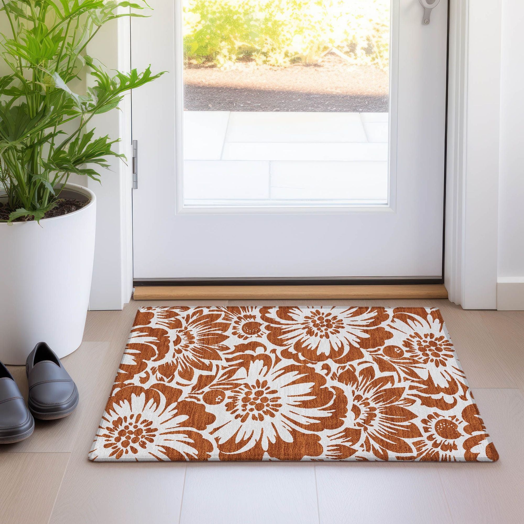 Machine Made ACN551 Paprika Orange Rugs #color_paprika orange