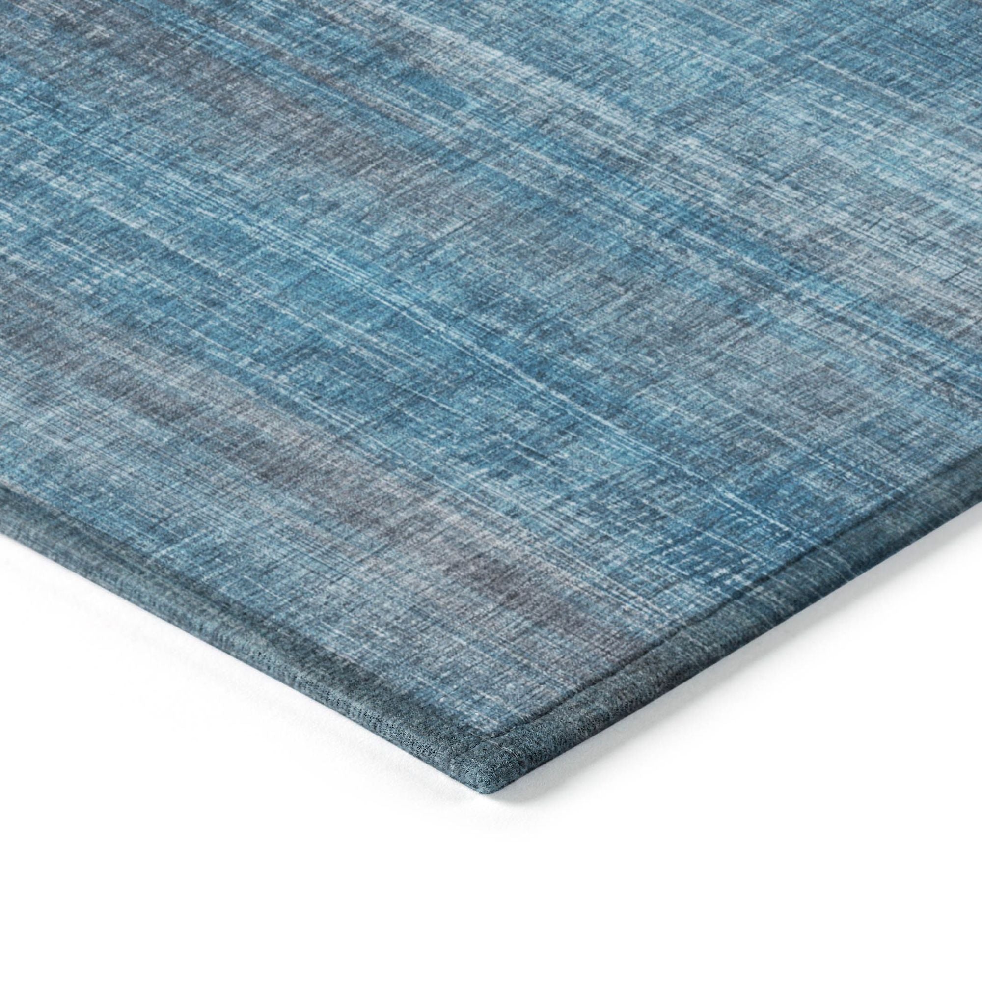 Machine Made ACN552 Blue Rugs