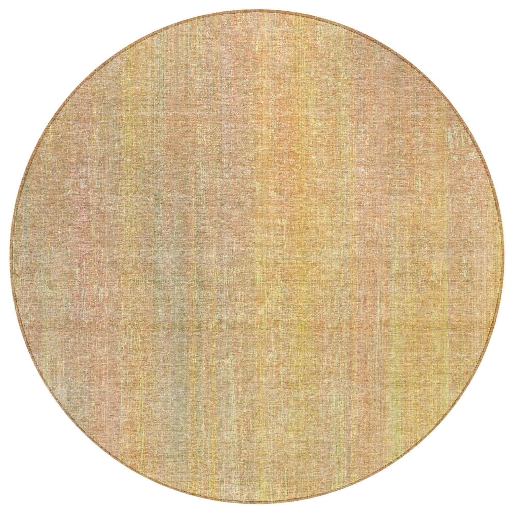 Machine Washable Blush Pink Rug - Indoor / Outdoor - Kids / Pet Friendly Striped Print Rug