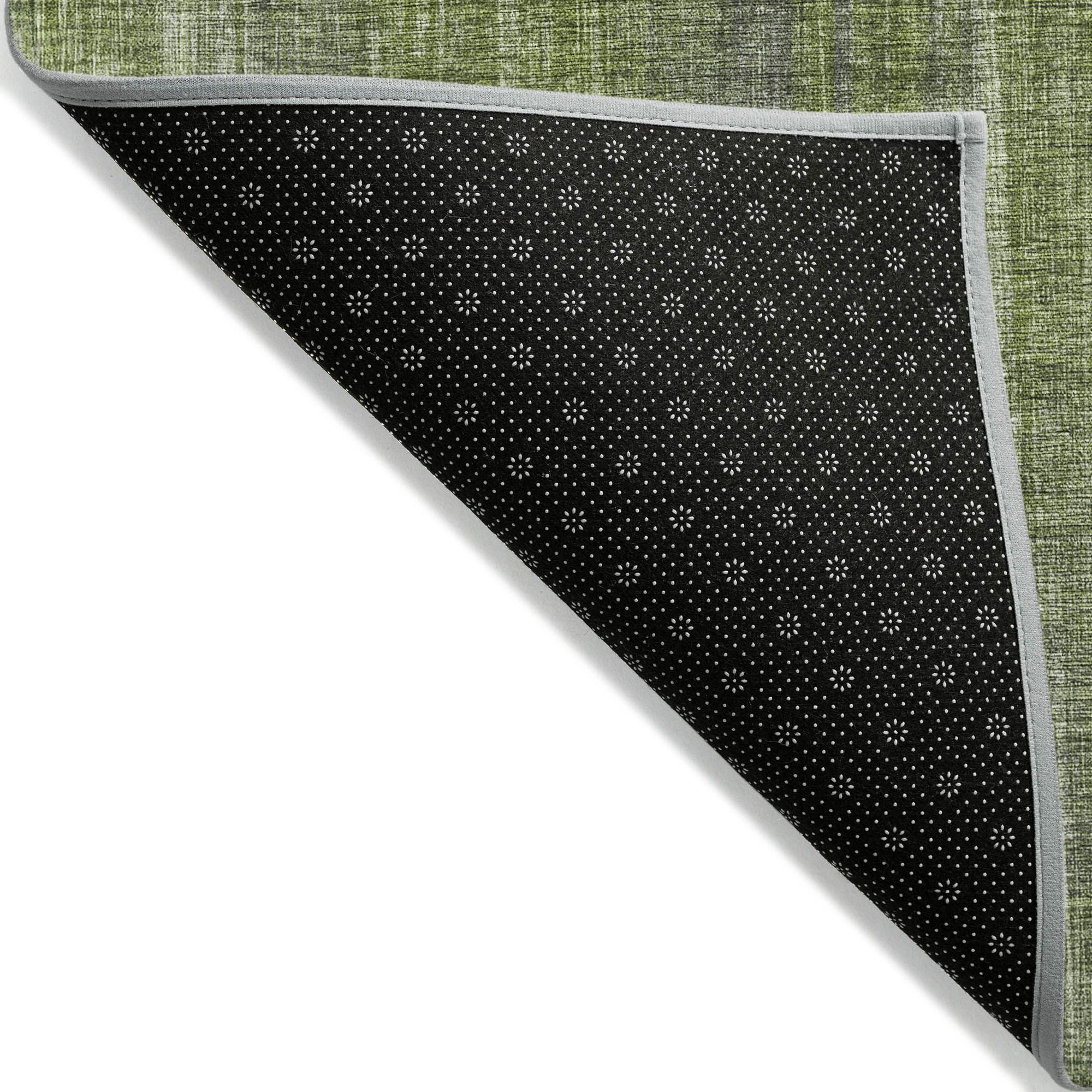 Machine Made ACN552 Green Rugs