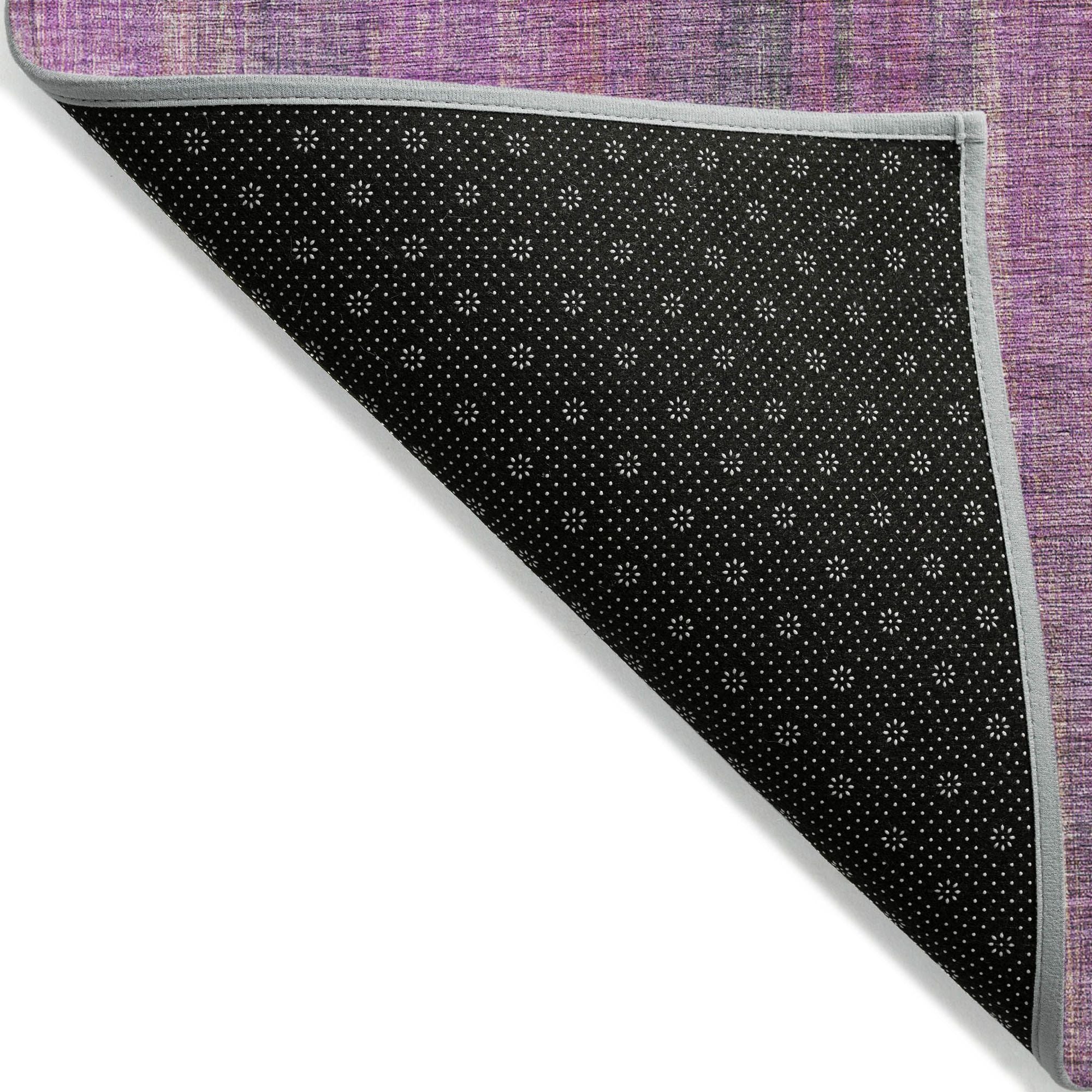 Machine Made ACN552 Lilac Purple Rugs