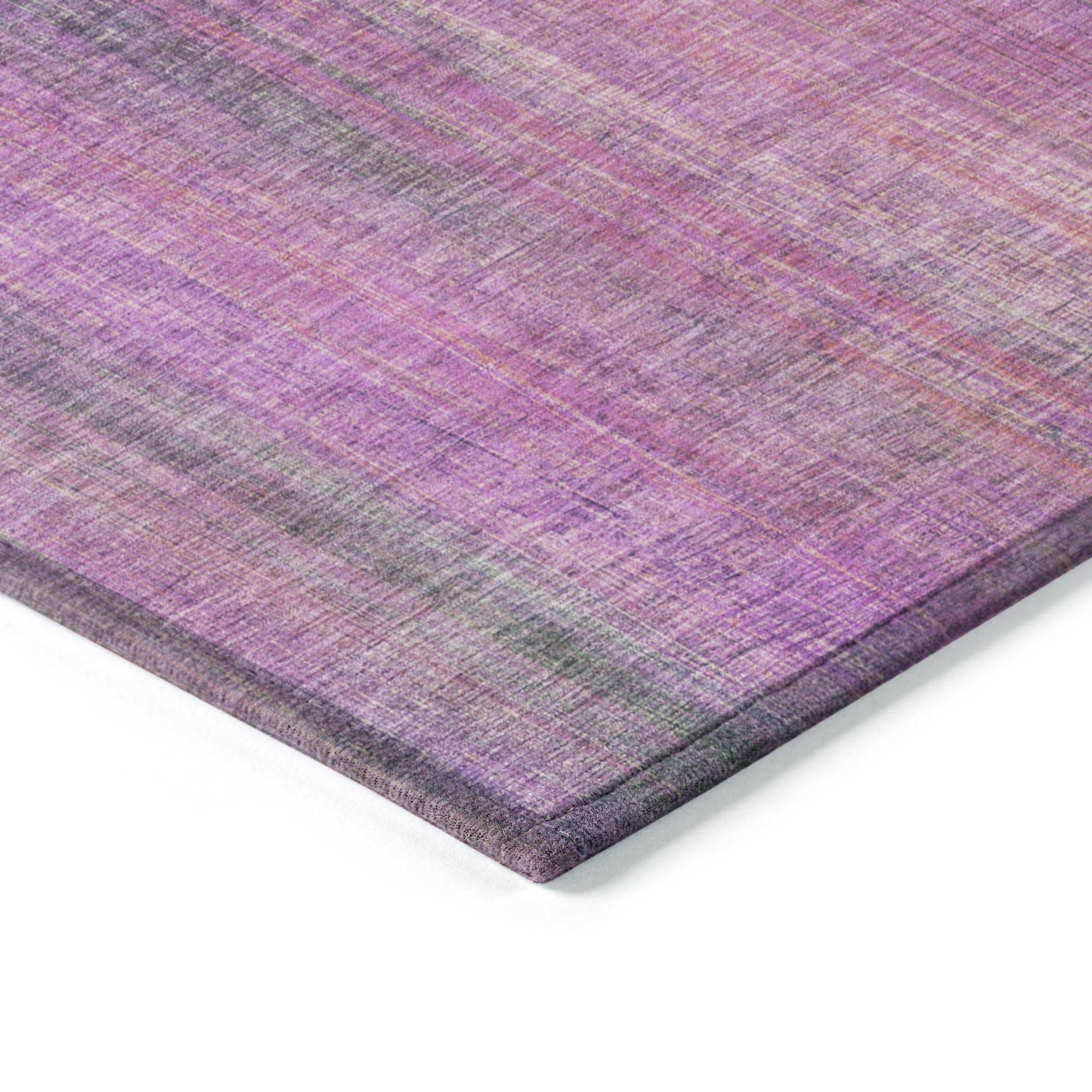 Machine Made ACN552 Lilac Purple Rugs