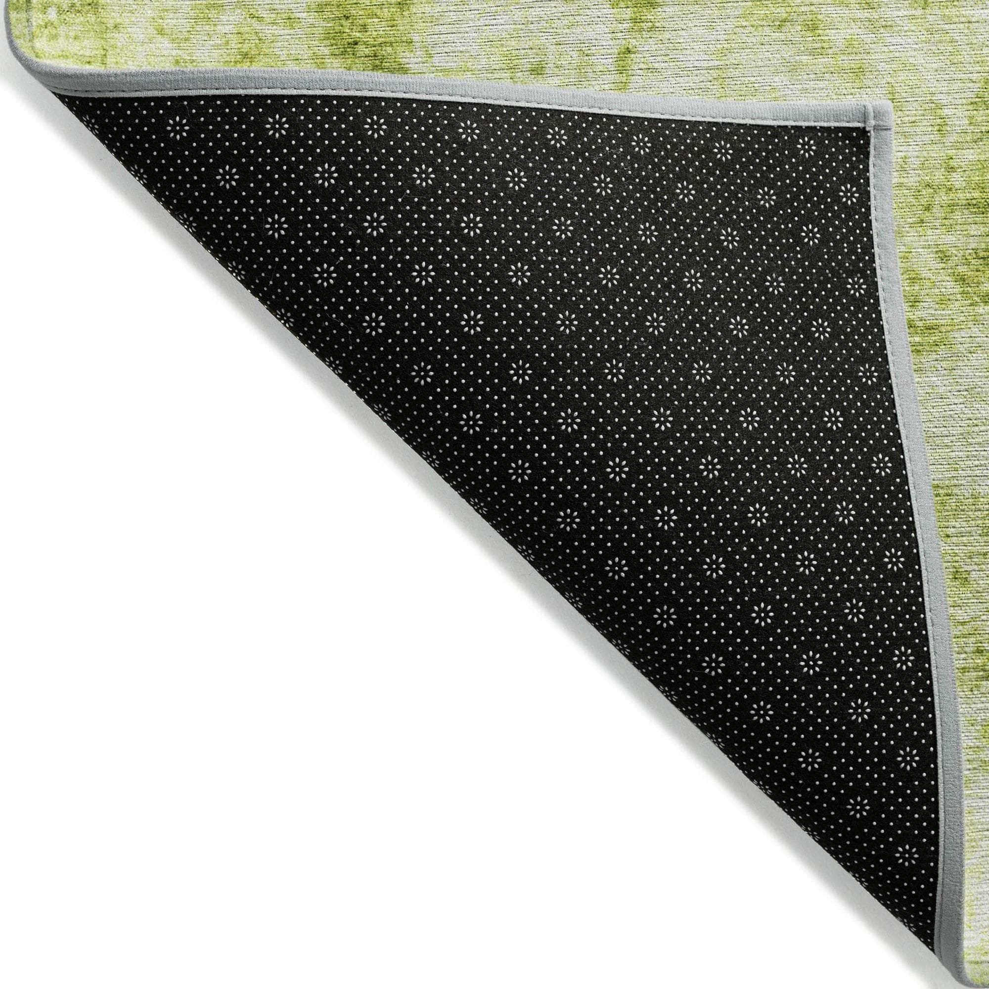Machine Made ACN553 Aloe Green Rugs