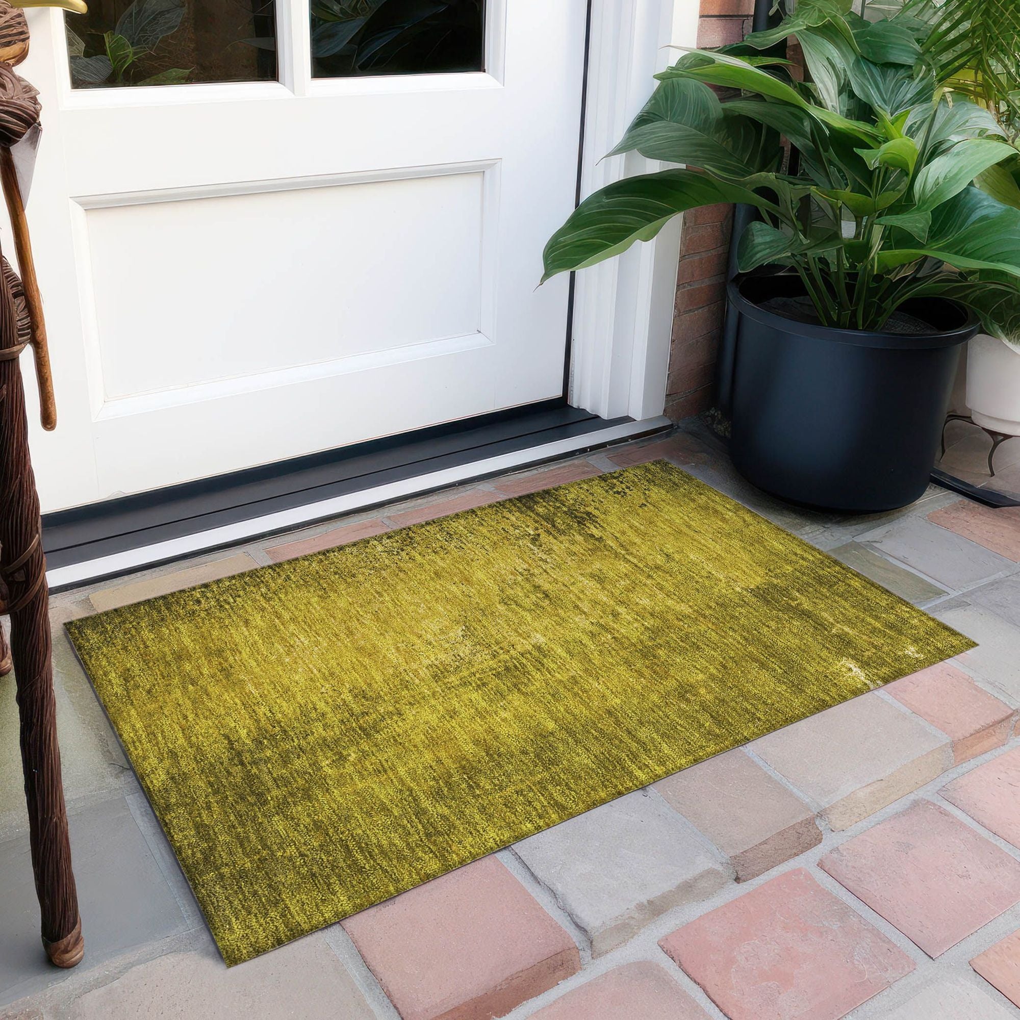 Machine Made ACN554 Gold Rugs