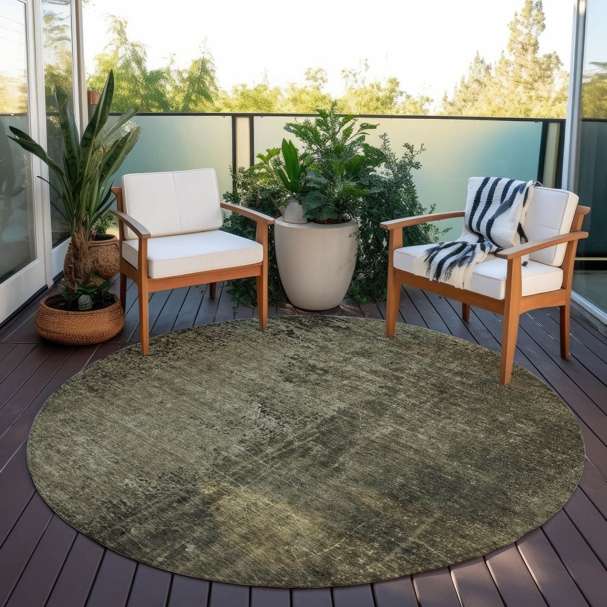 Machine Made ACN554 Gray Rugs