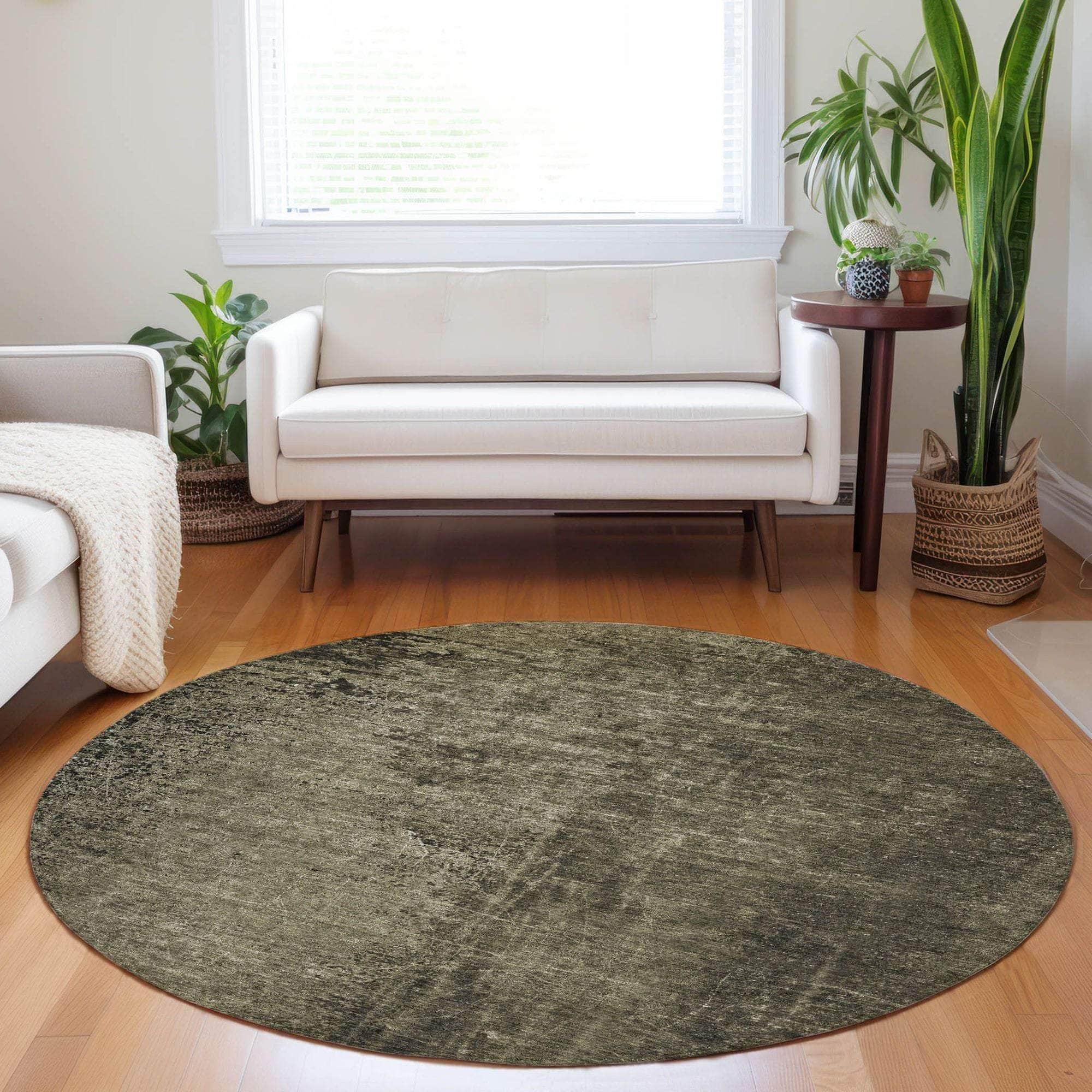 Machine Made ACN554 Gray Rugs
