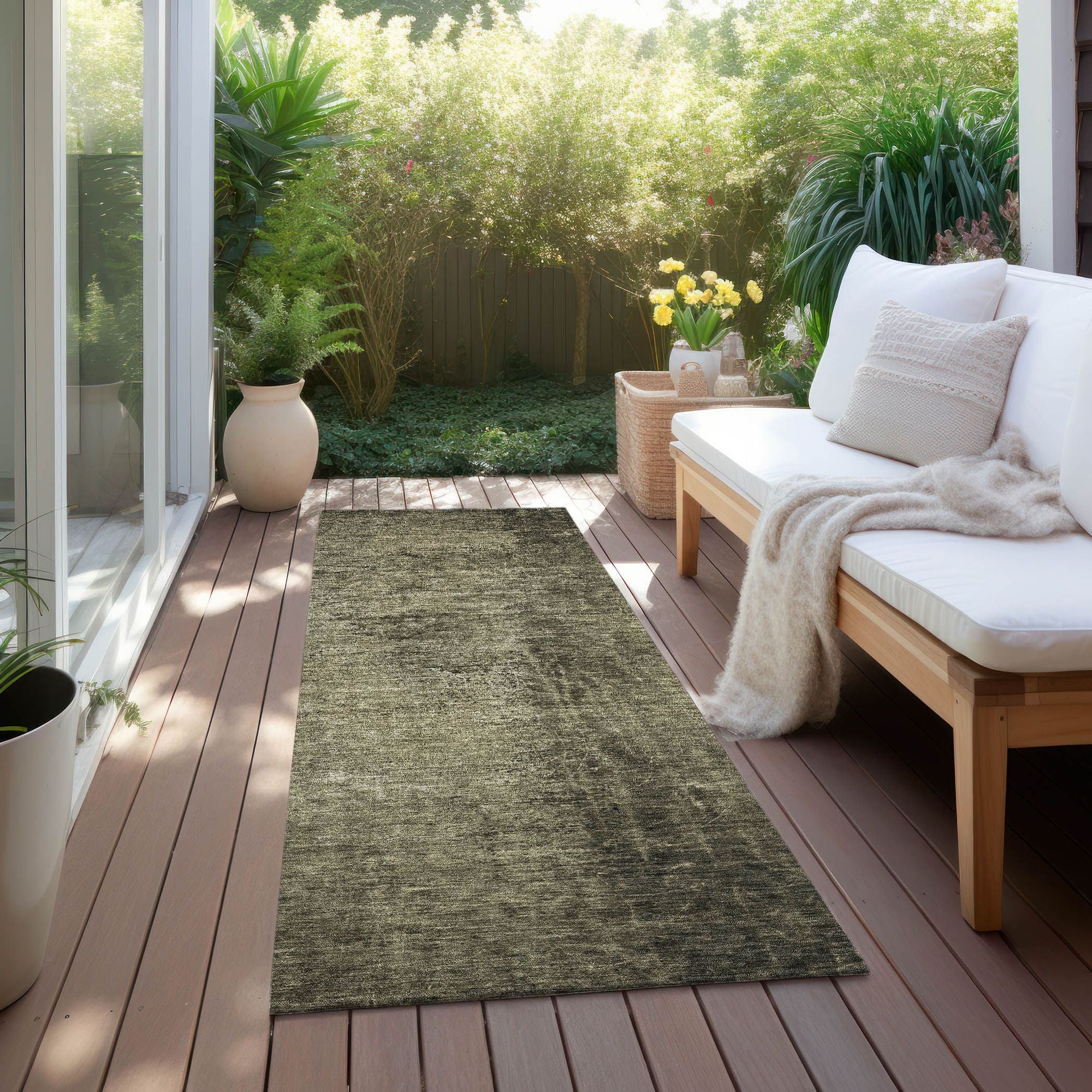 Machine Made ACN554 Gray Rugs