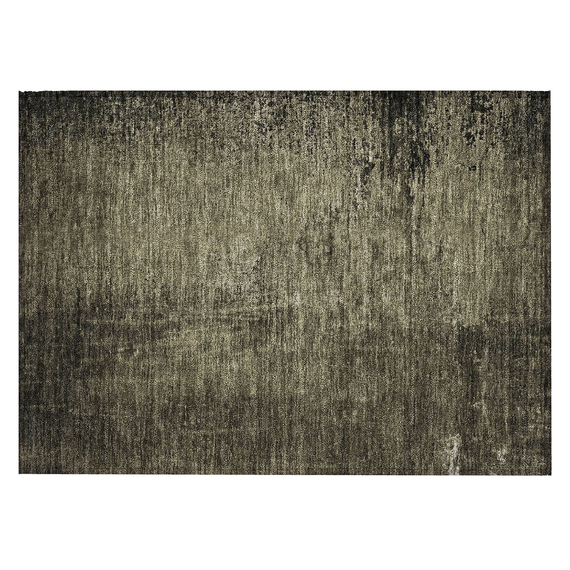 Machine Washable Gray Rug - Indoor / Outdoor - Kids / Pet Friendly Organic Print Rug