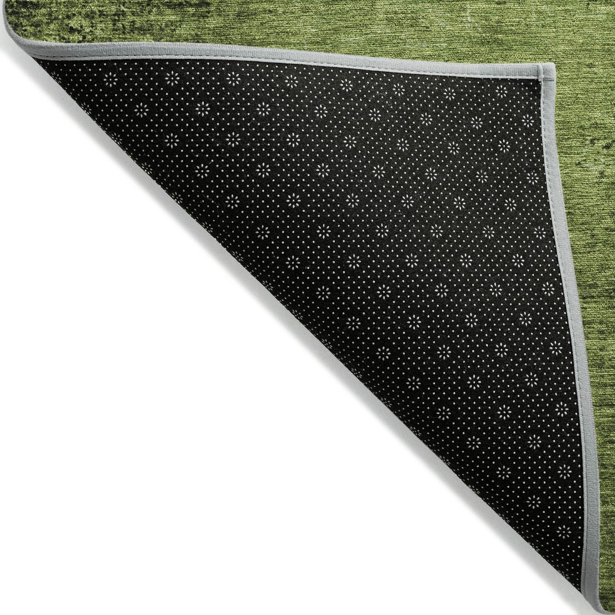 Machine Made ACN554 Green Rugs