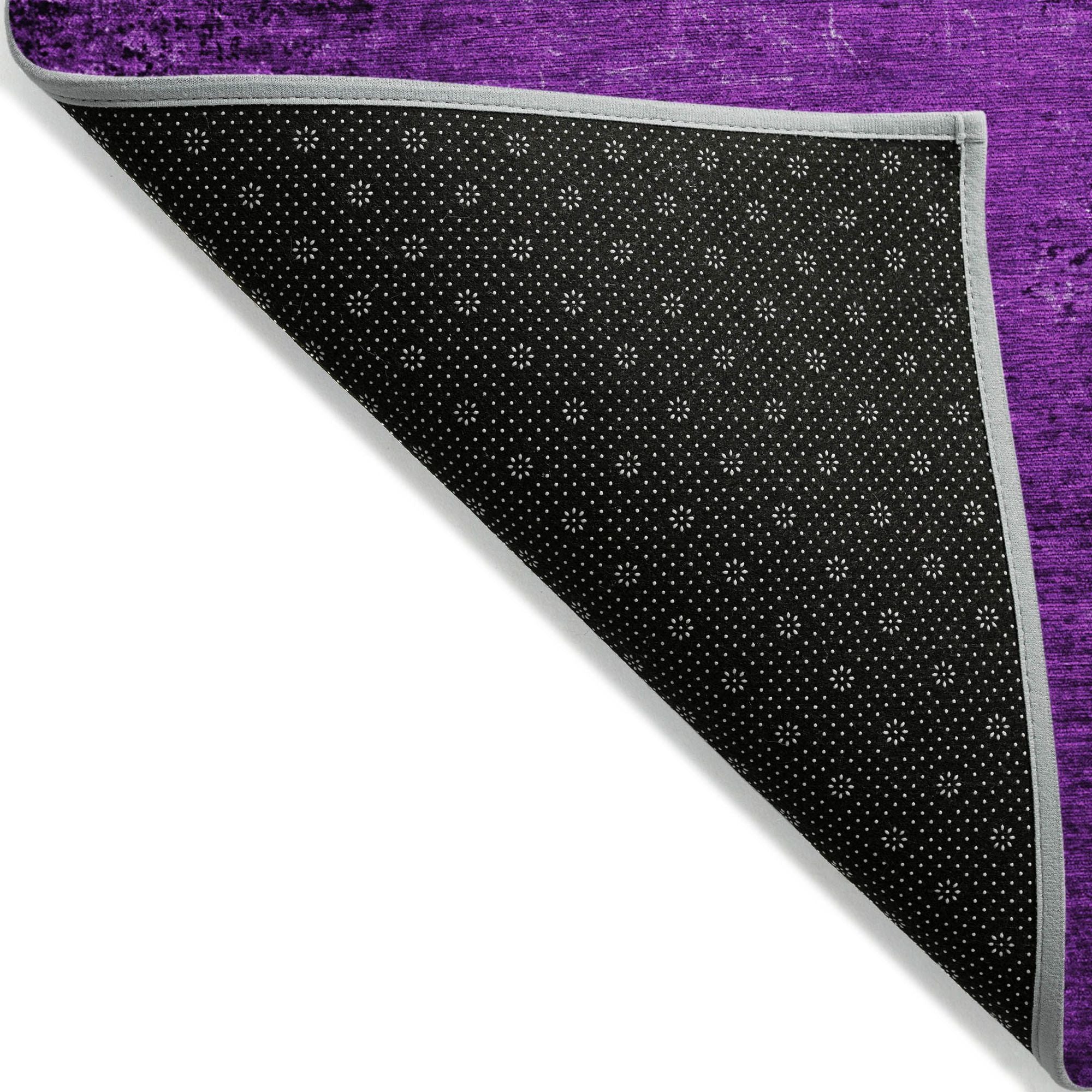 Machine Made ACN554 Purple Rugs