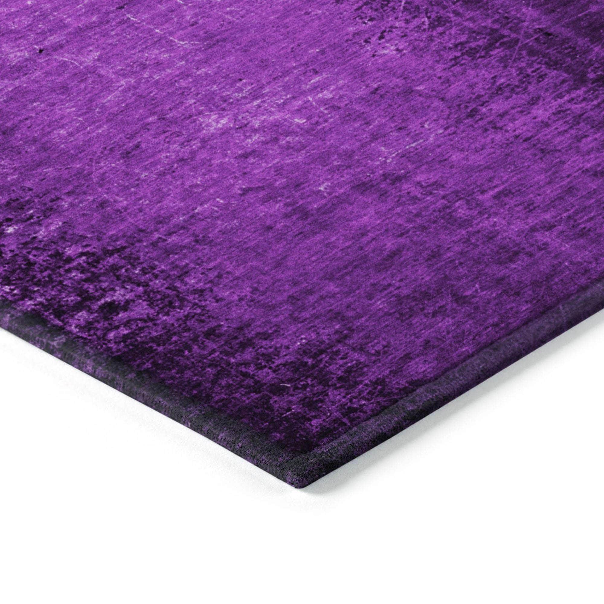 Machine Made ACN554 Purple Rugs