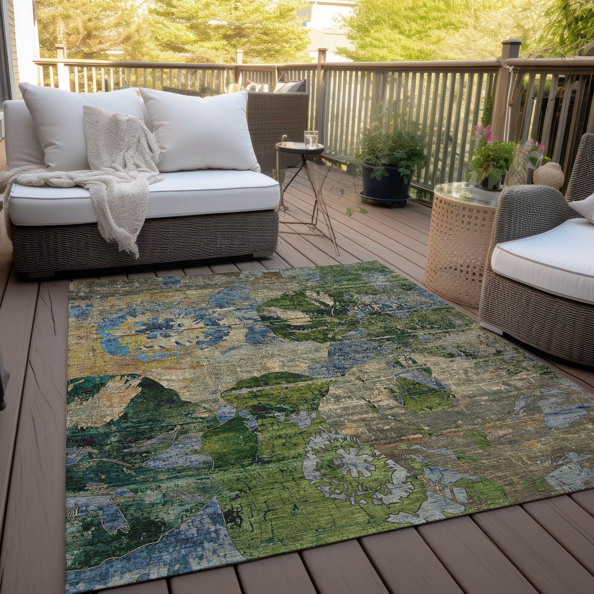 Machine Made ACN555 Taupe Brown Rugs
