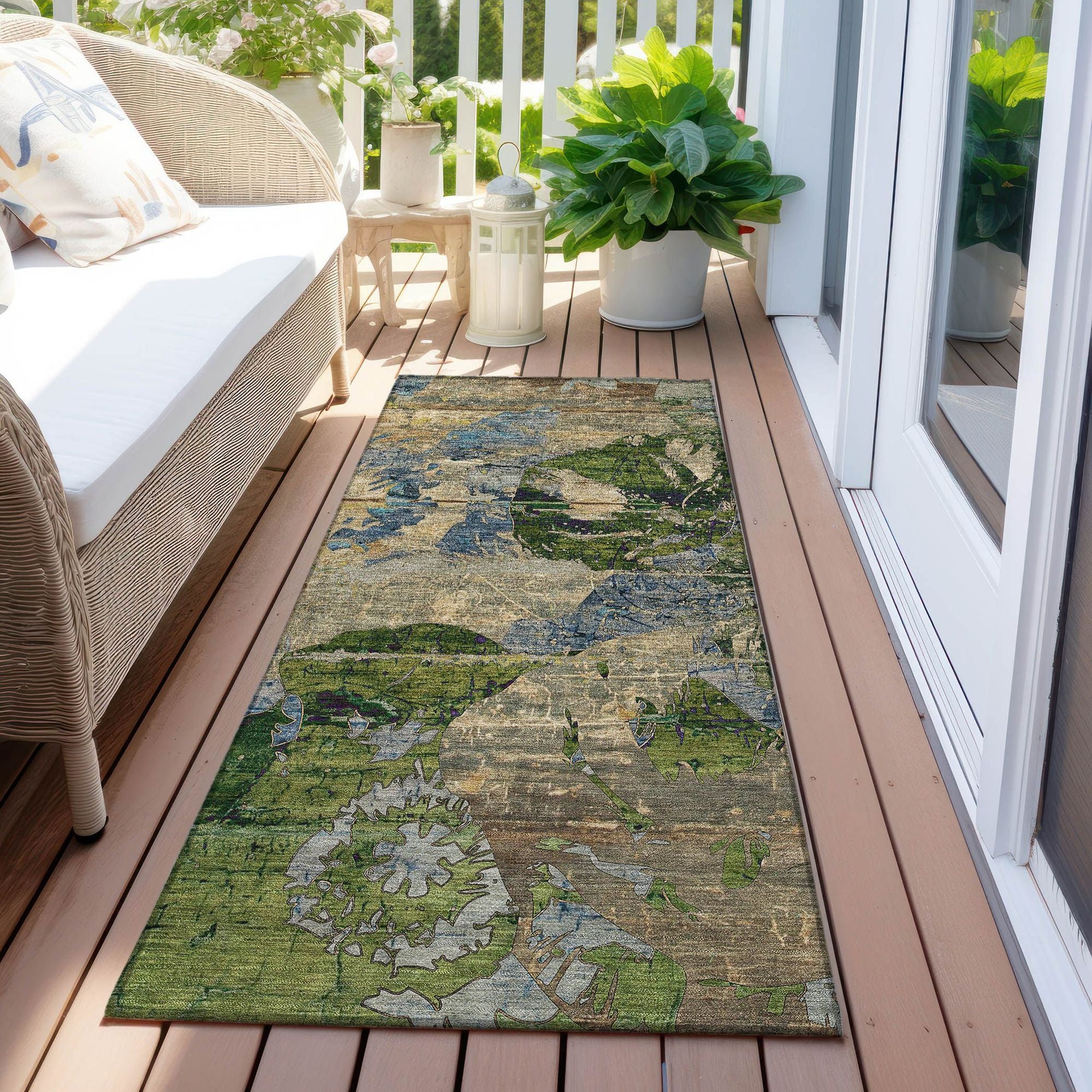 Machine Made ACN555 Taupe Brown Rugs