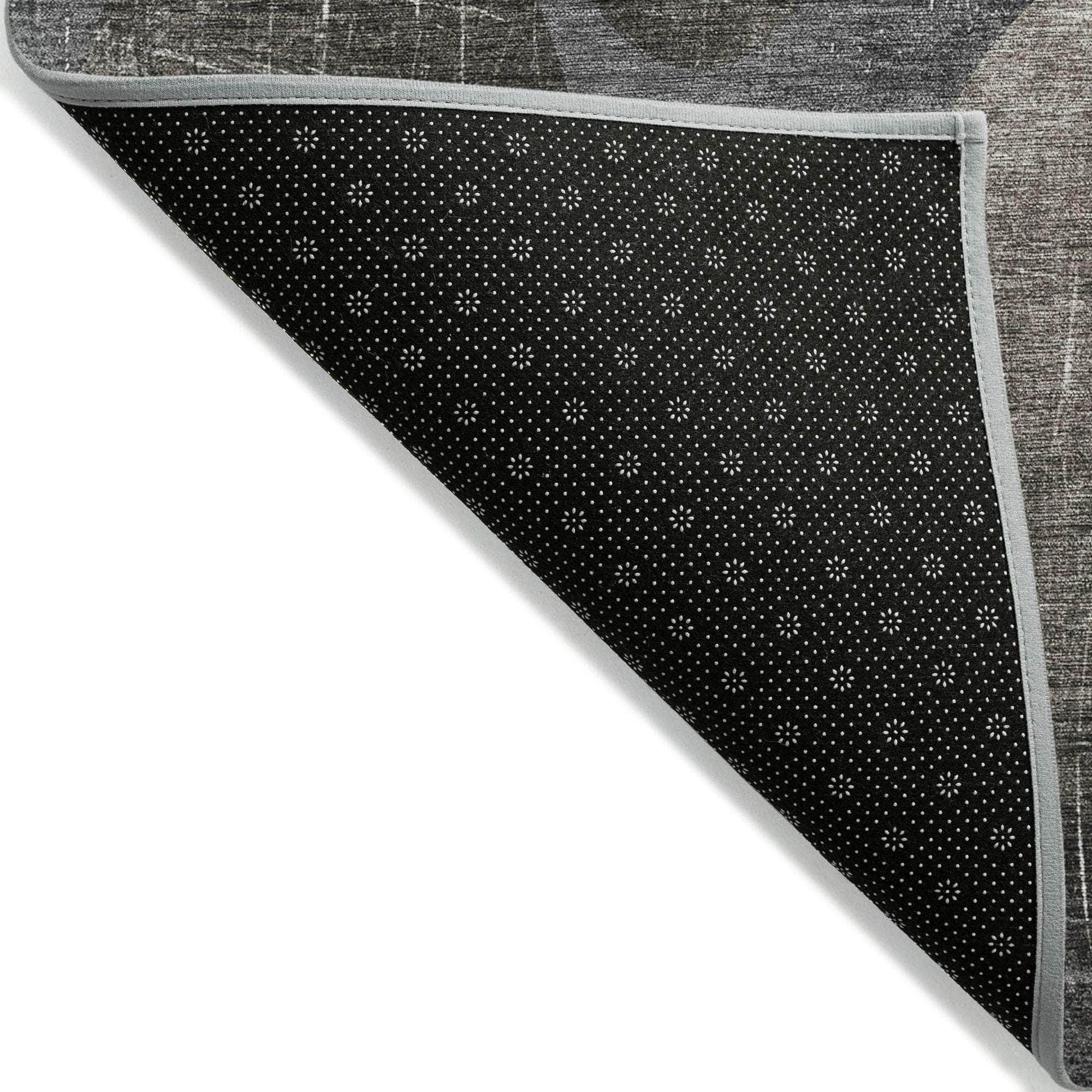 Machine Made ACN556 Brown Rugs