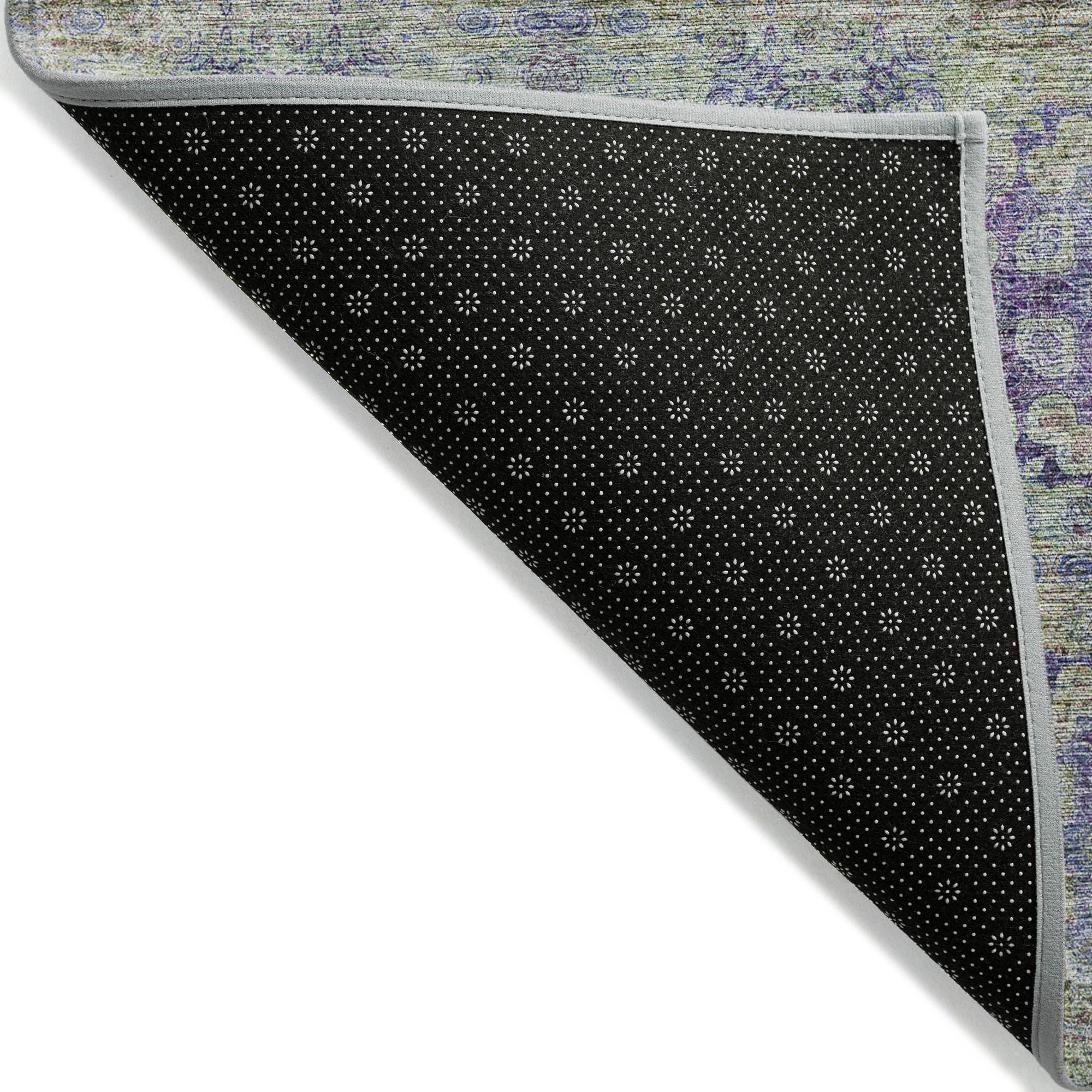 Machine Made ACN557 Purple Rugs