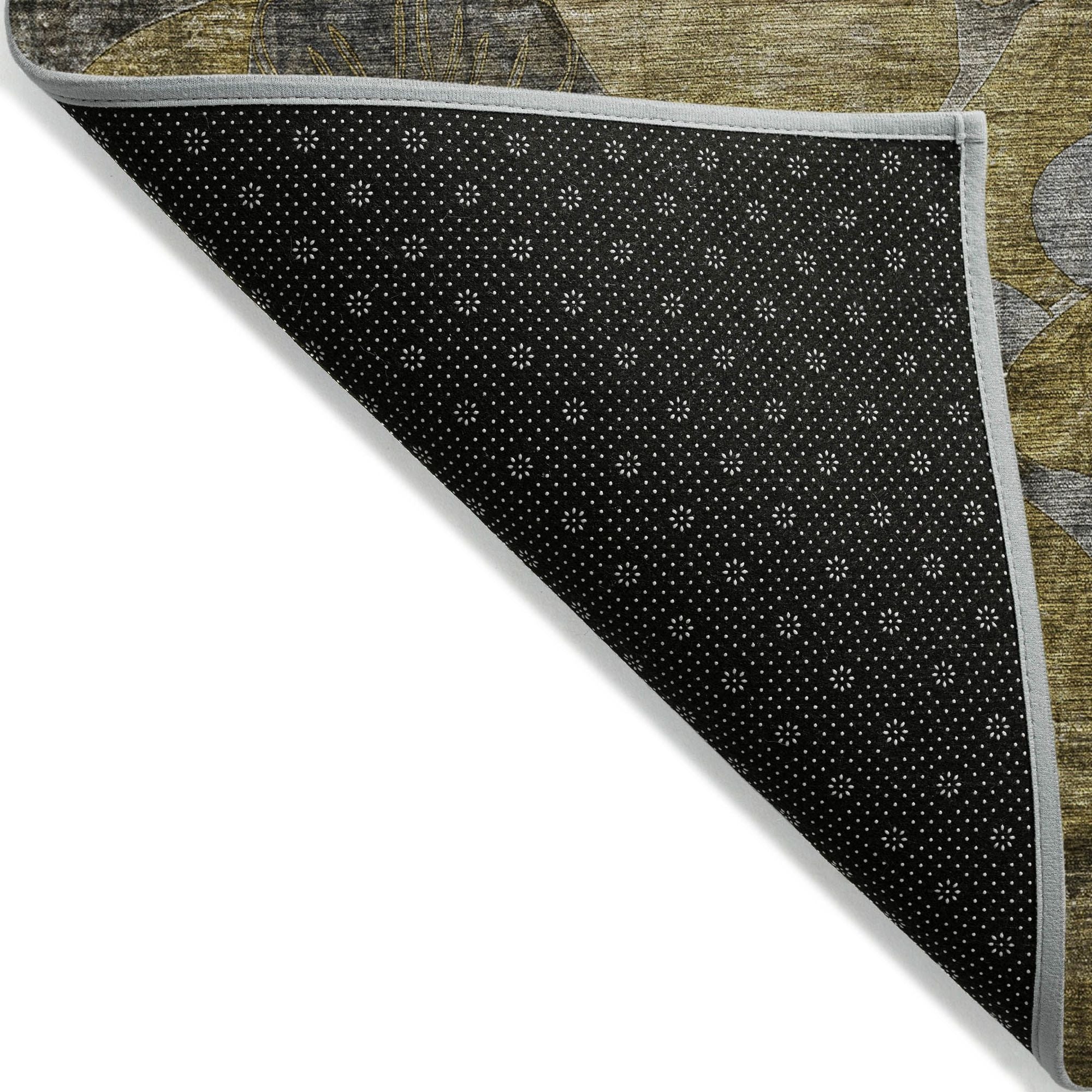 Machine Made ACN558 Brown Rugs