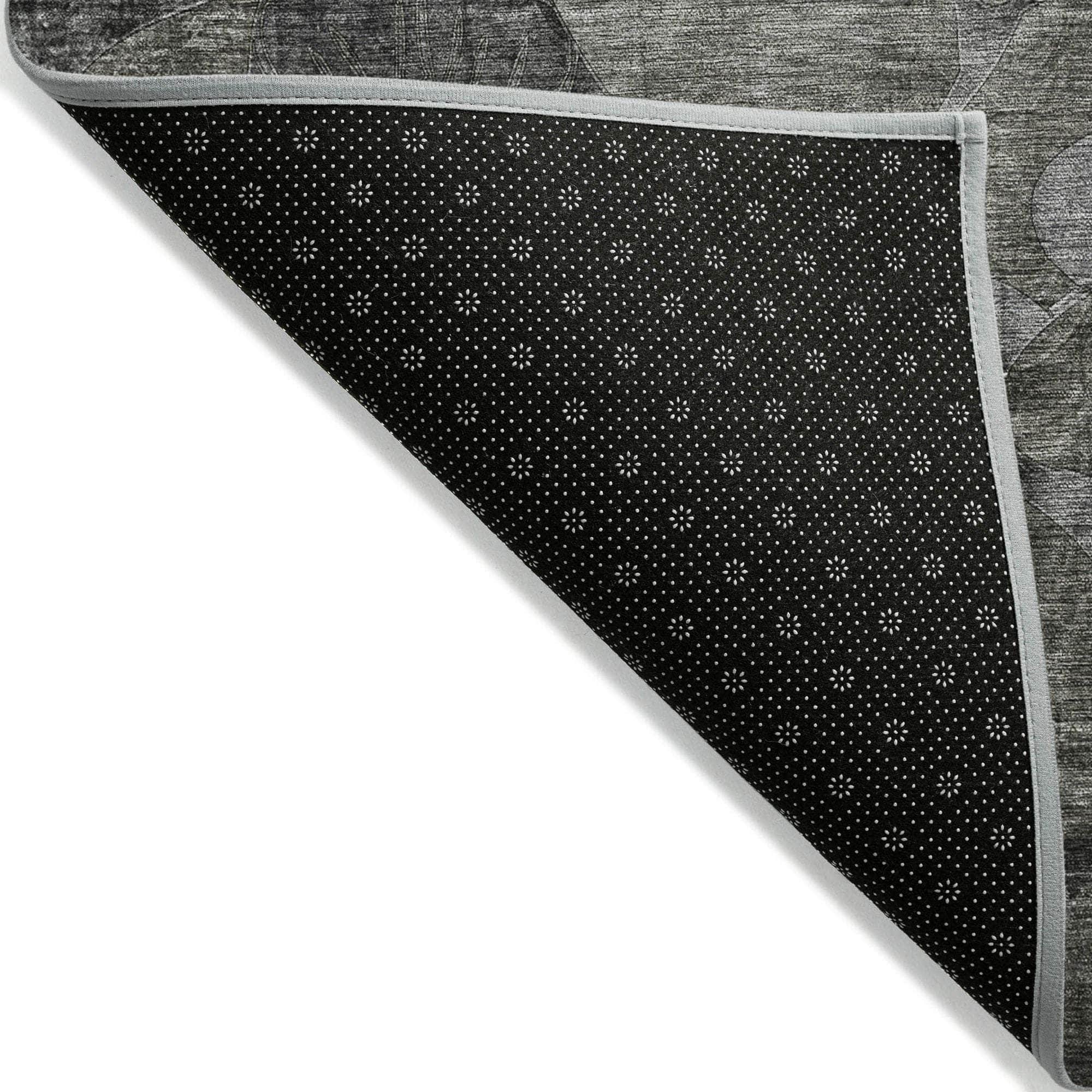 Machine Made ACN558 Gray Rugs