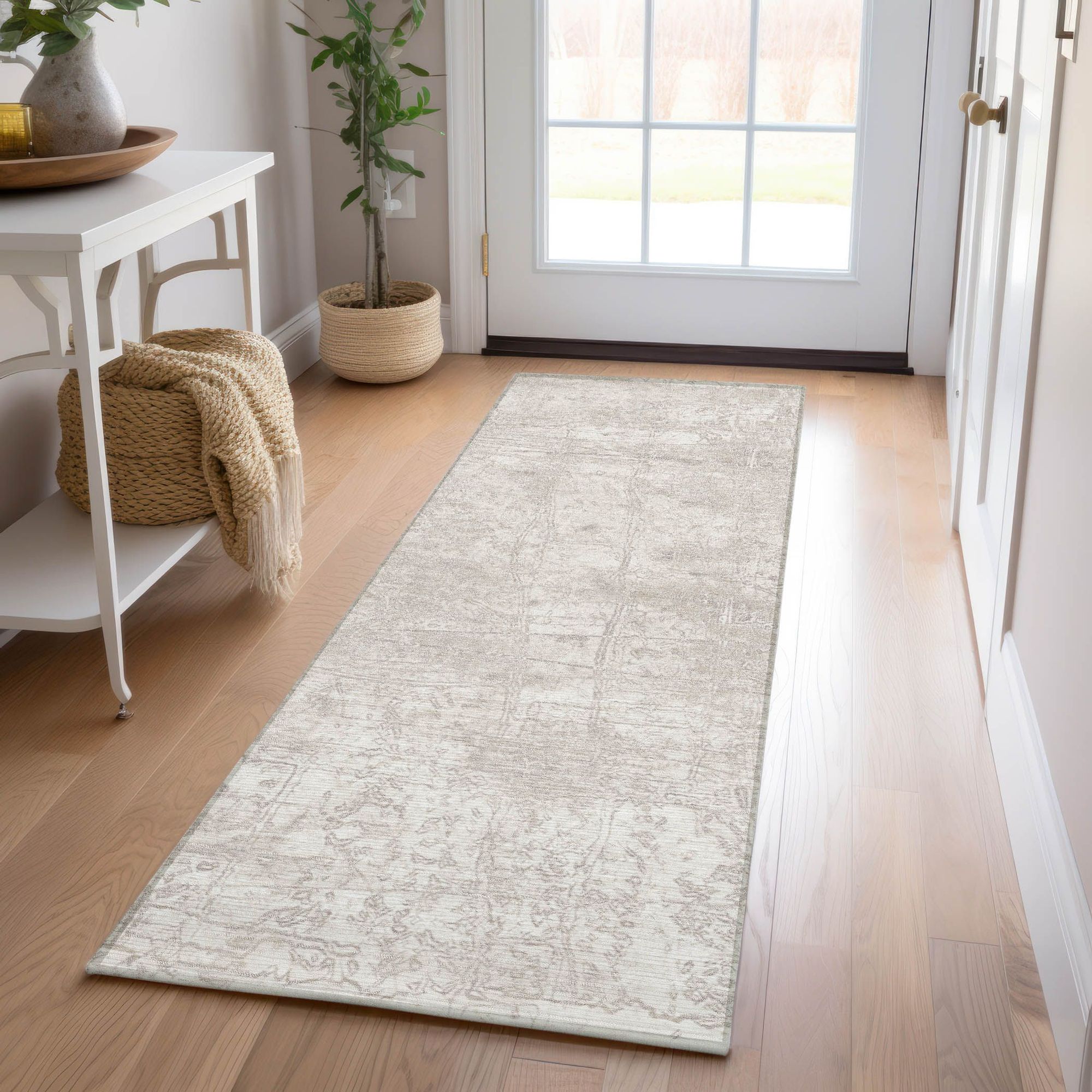 Machine Made ACN559 Ivory Rugs