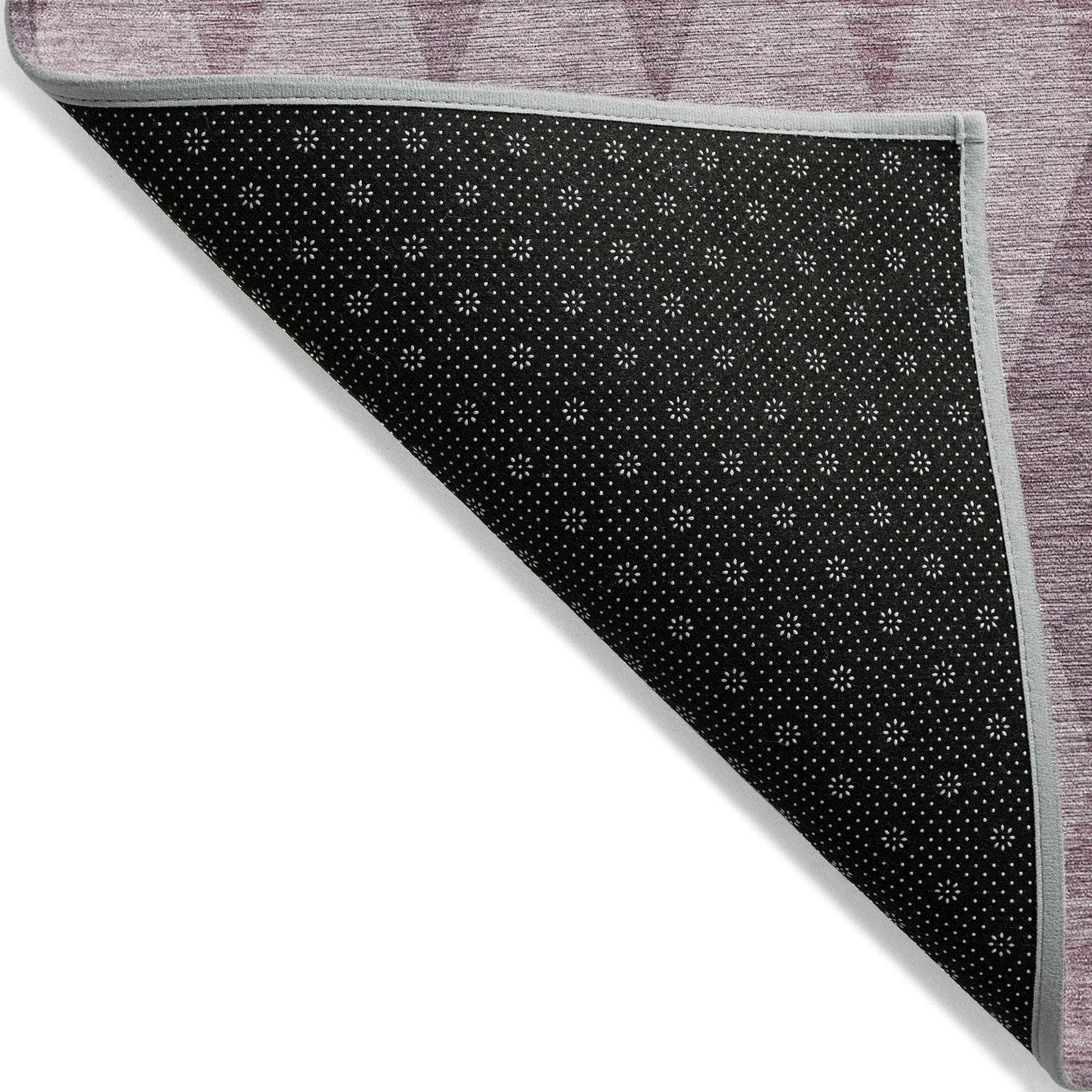 Machine Made ACN561 Blush Pink Rugs