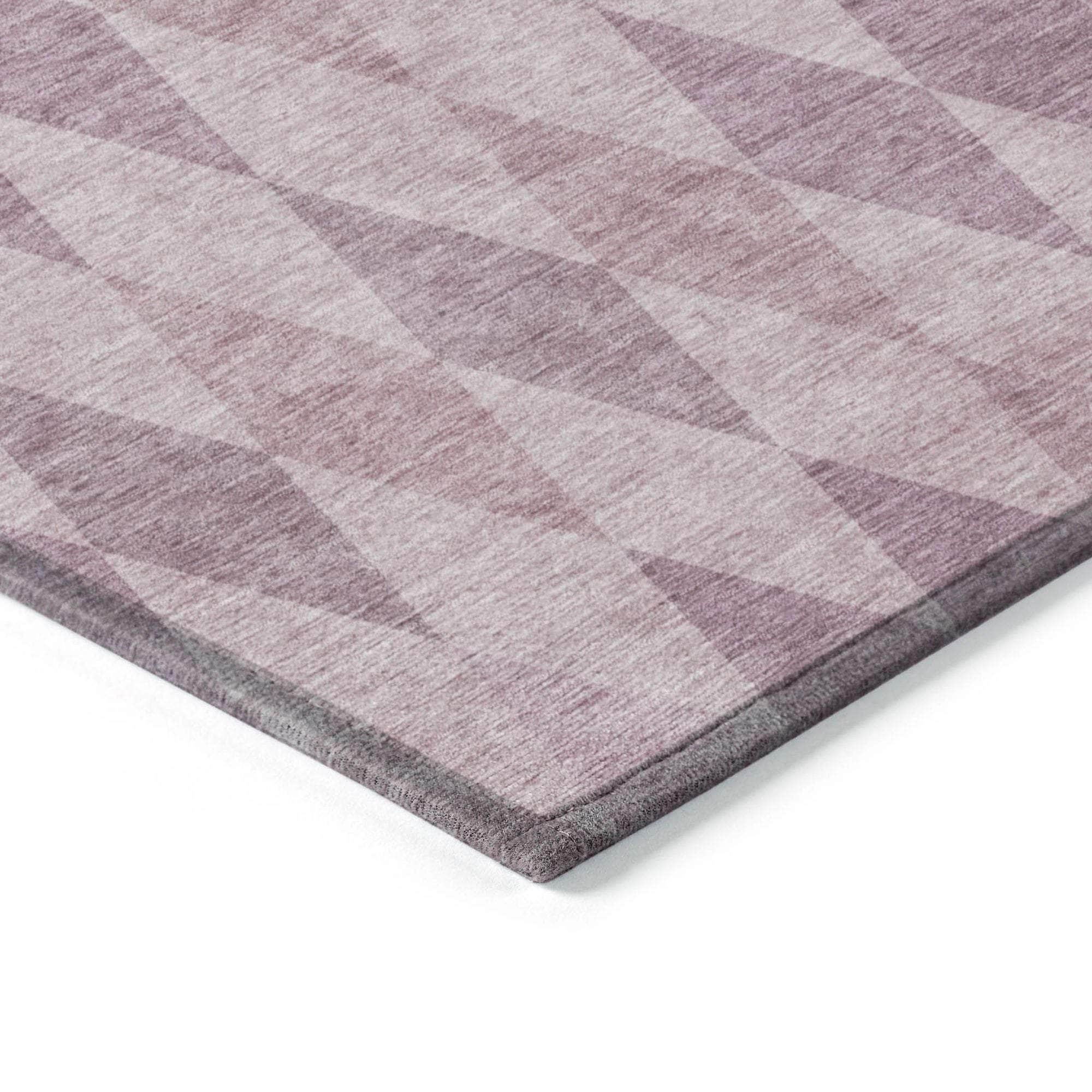 Machine Made ACN561 Blush Pink Rugs