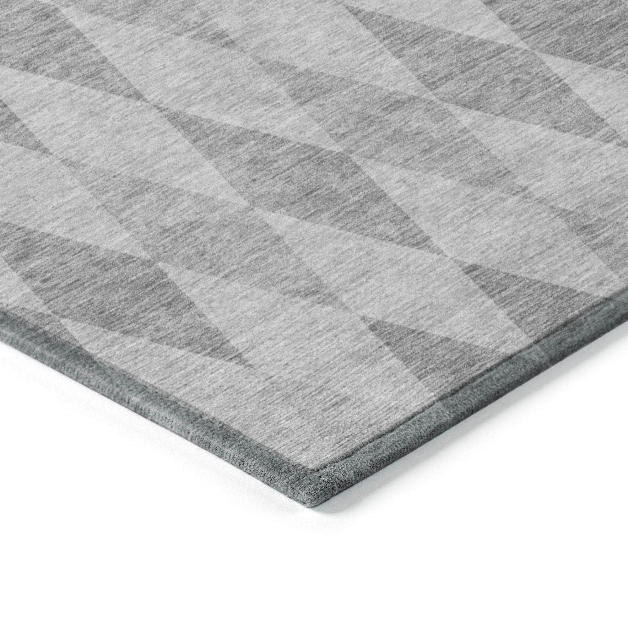 Machine Made ACN561 Gray Rugs