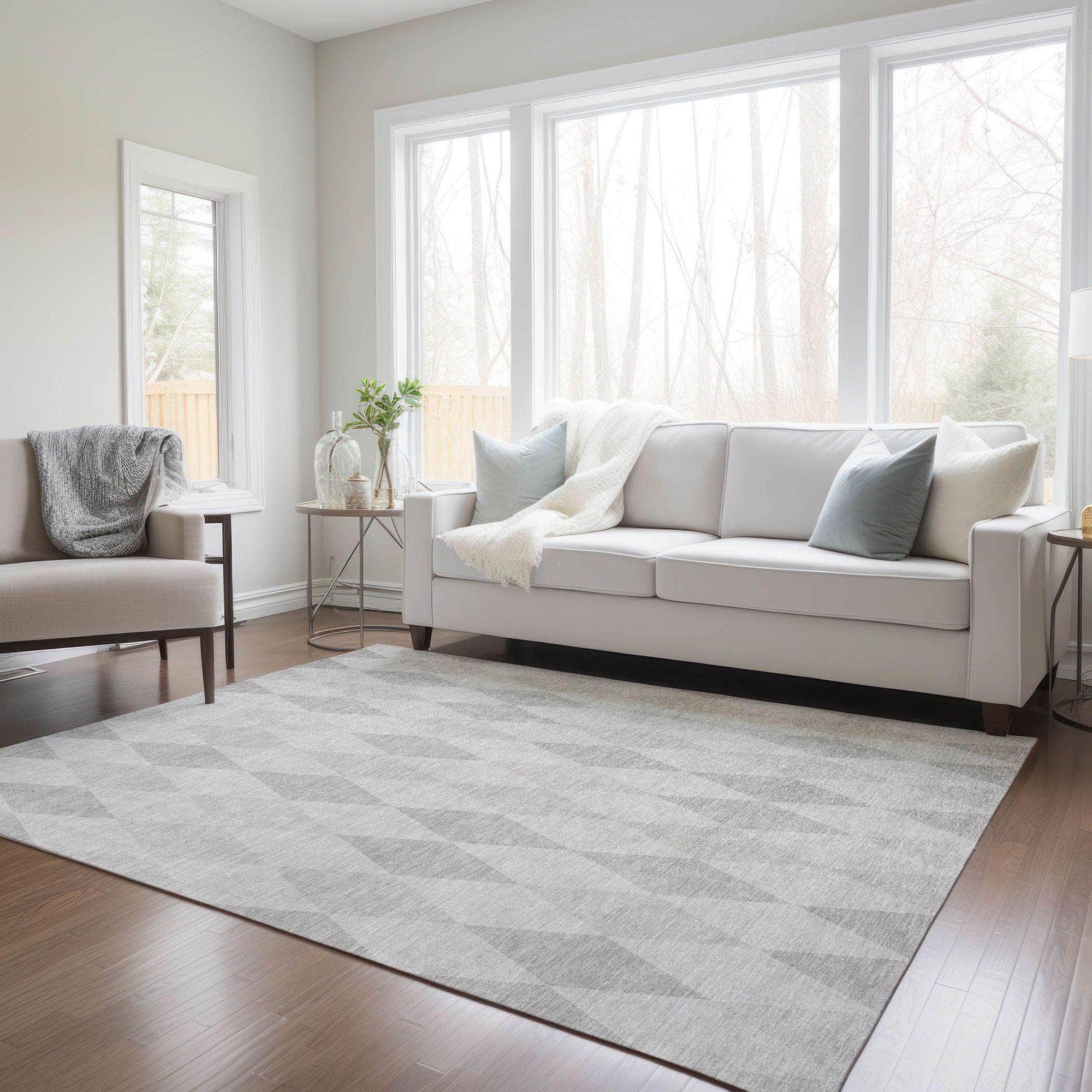 Machine Made ACN561 Ivory Rugs