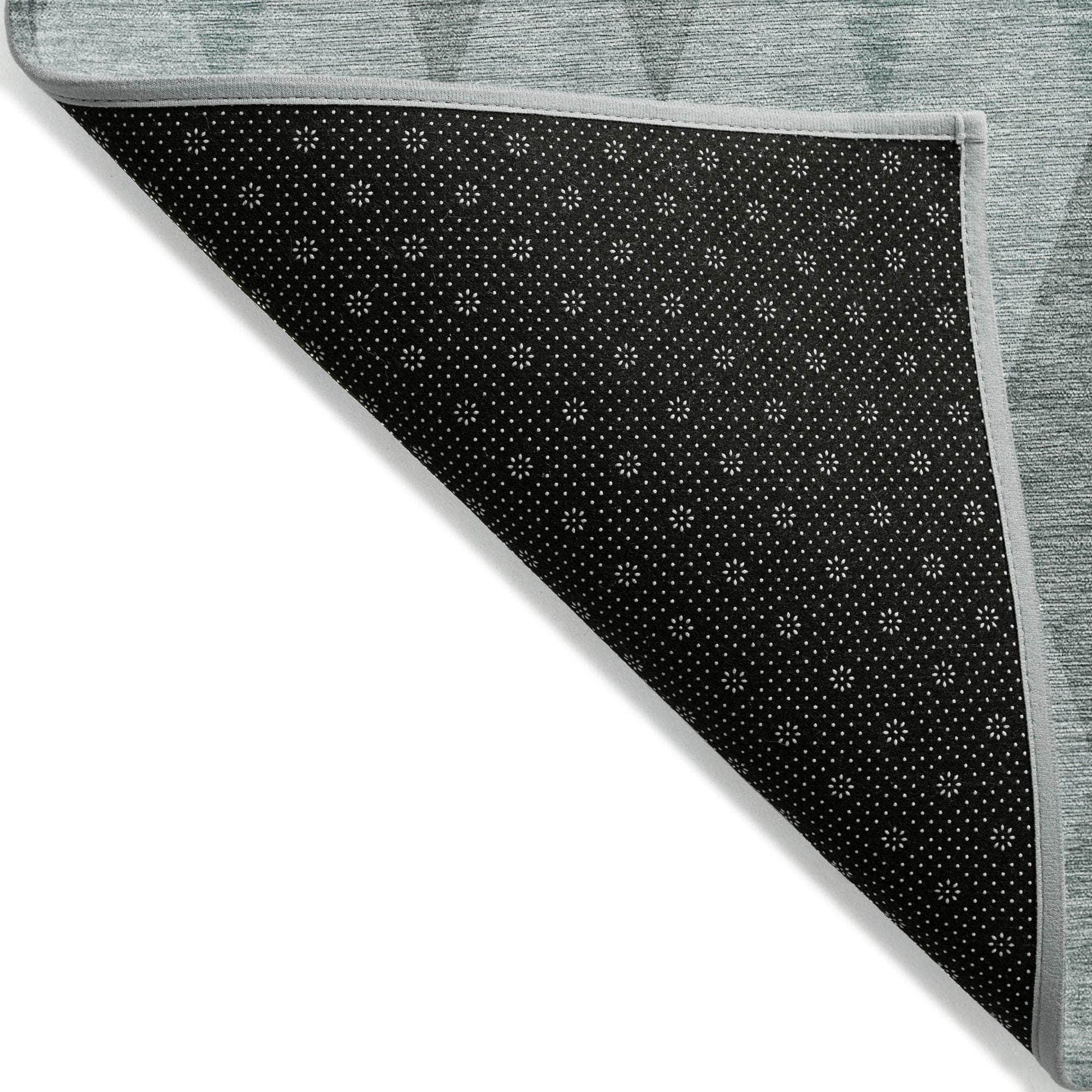 Machine Made ACN561 Teal Rugs