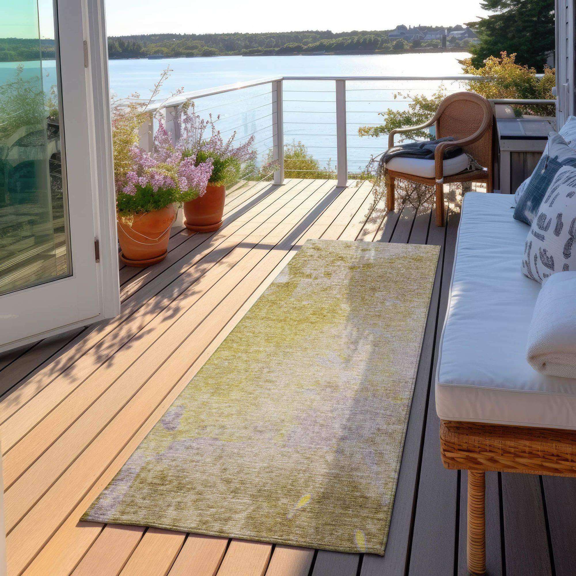 Machine Made ACN562 Gold Rugs