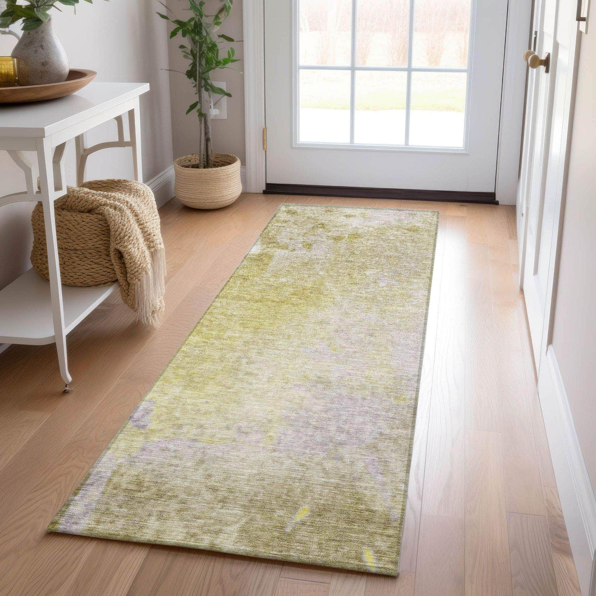 Machine Made ACN562 Gold Rugs