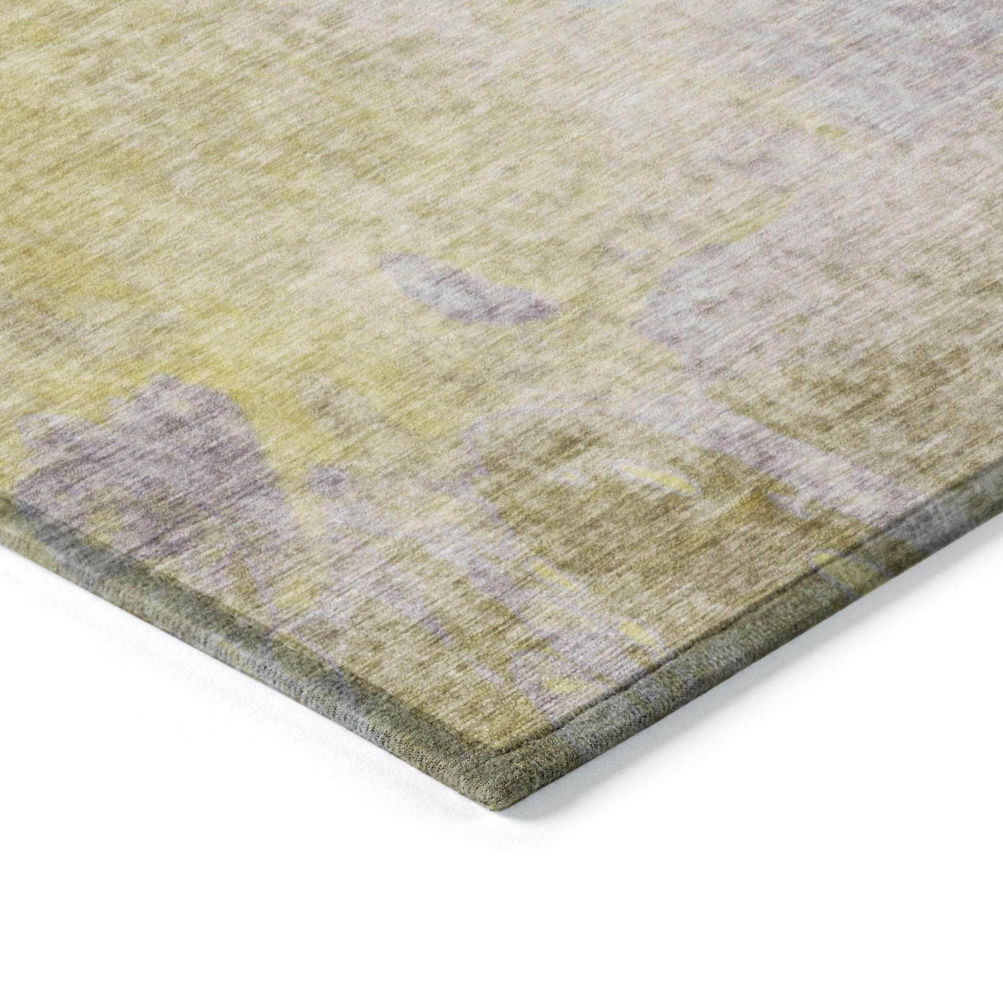 Machine Made ACN562 Gold Rugs
