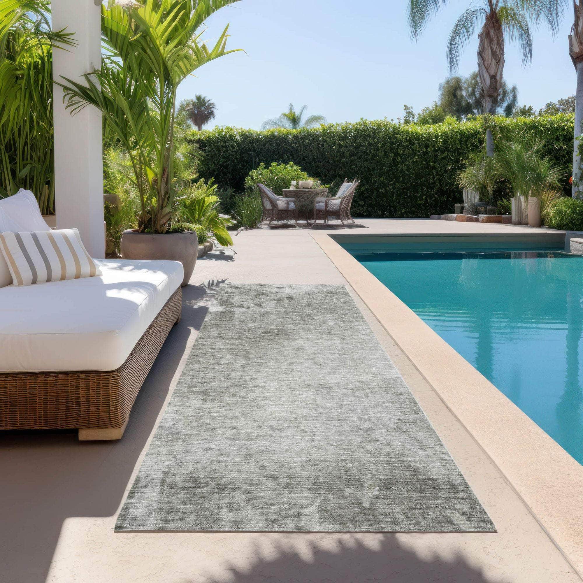 Machine Made ACN562 Gray Rugs