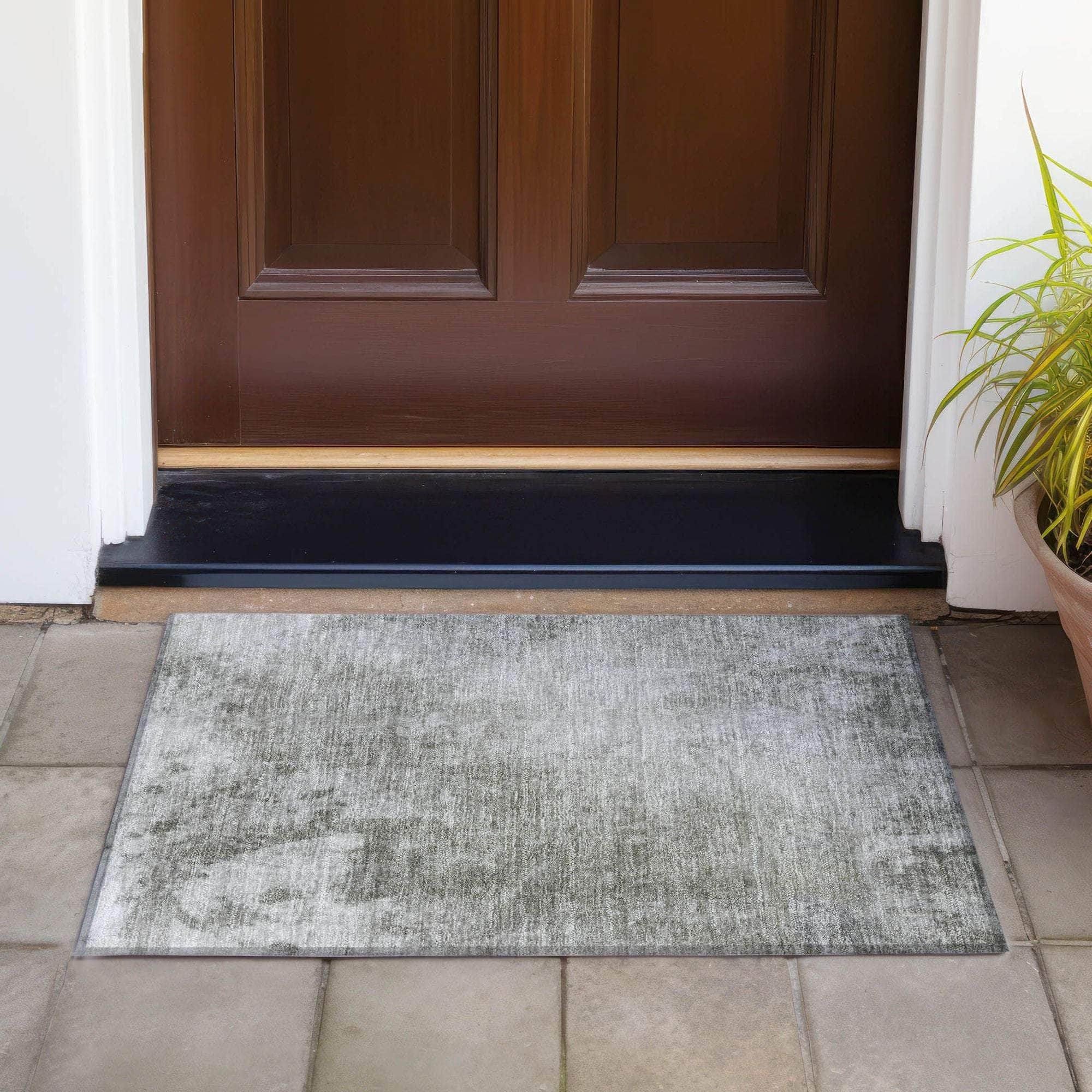 Machine Made ACN562 Gray Rugs