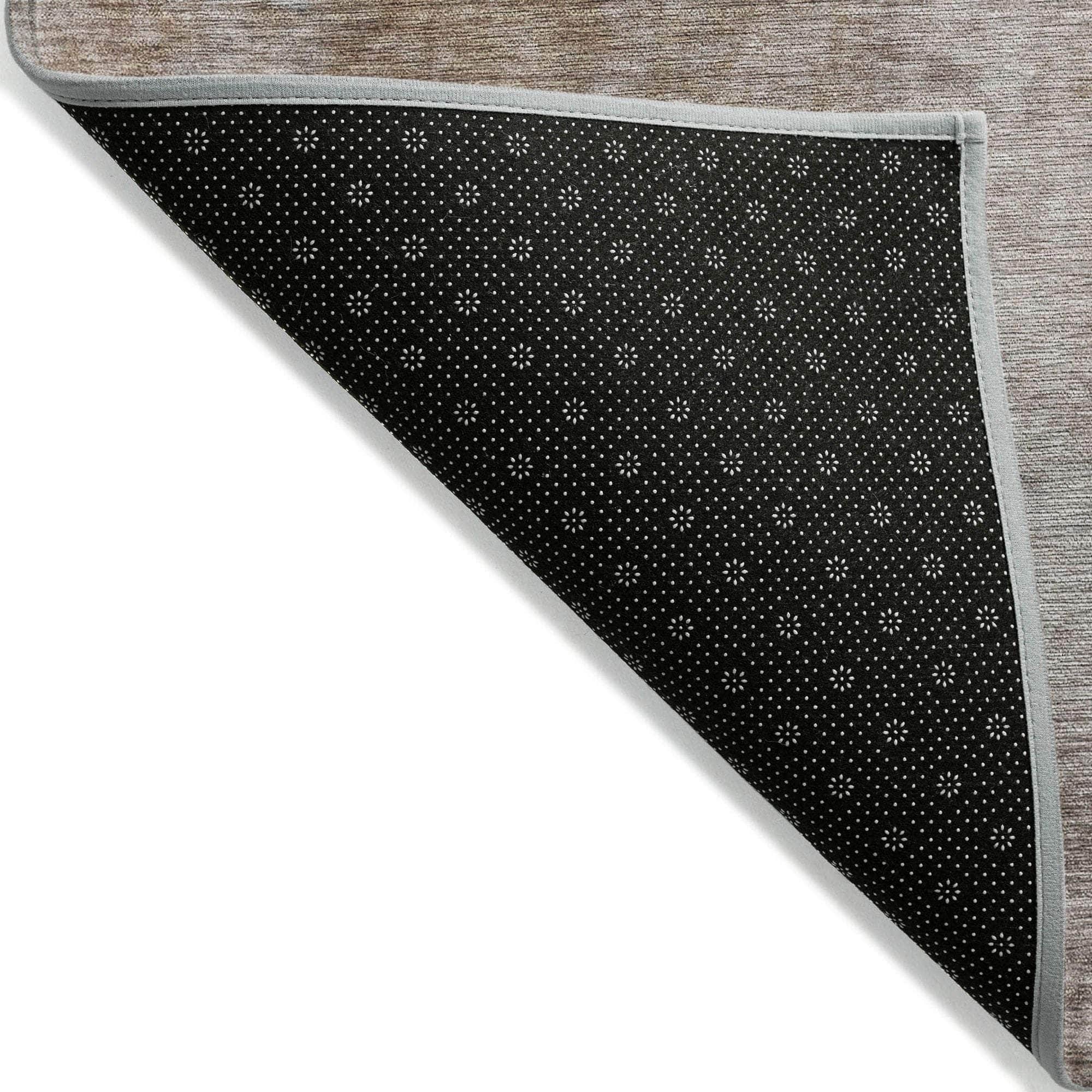 Machine Made ACN562 Mocha Brown Rugs