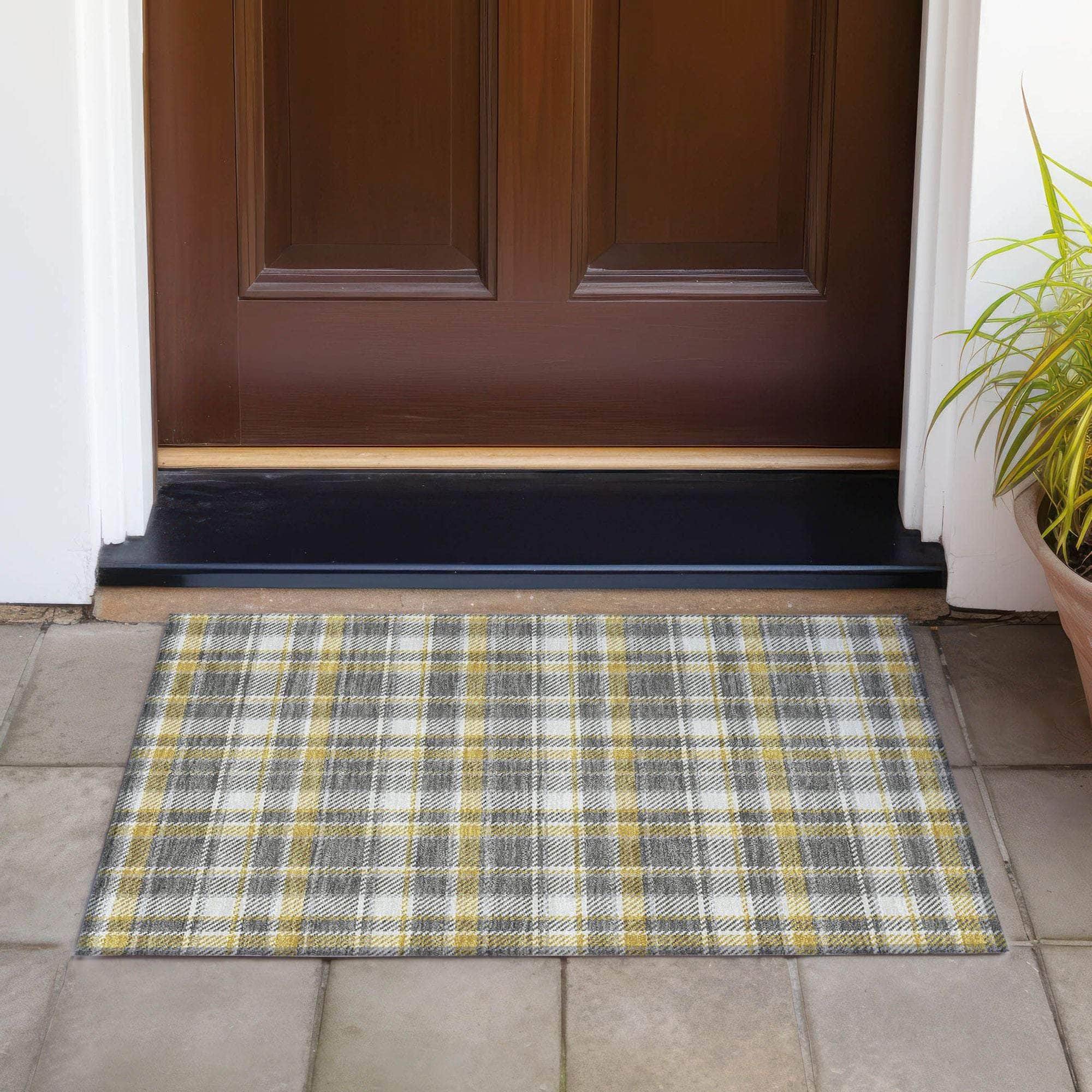 Machine Made ACN563 Gray Rugs