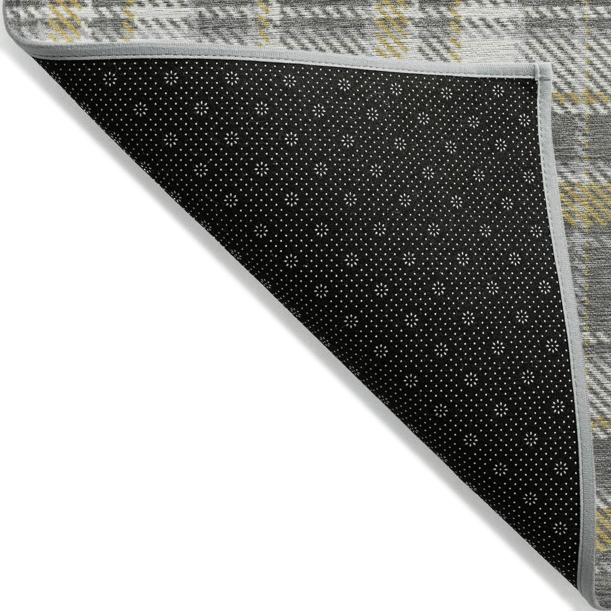 Machine Made ACN563 Gray Rugs