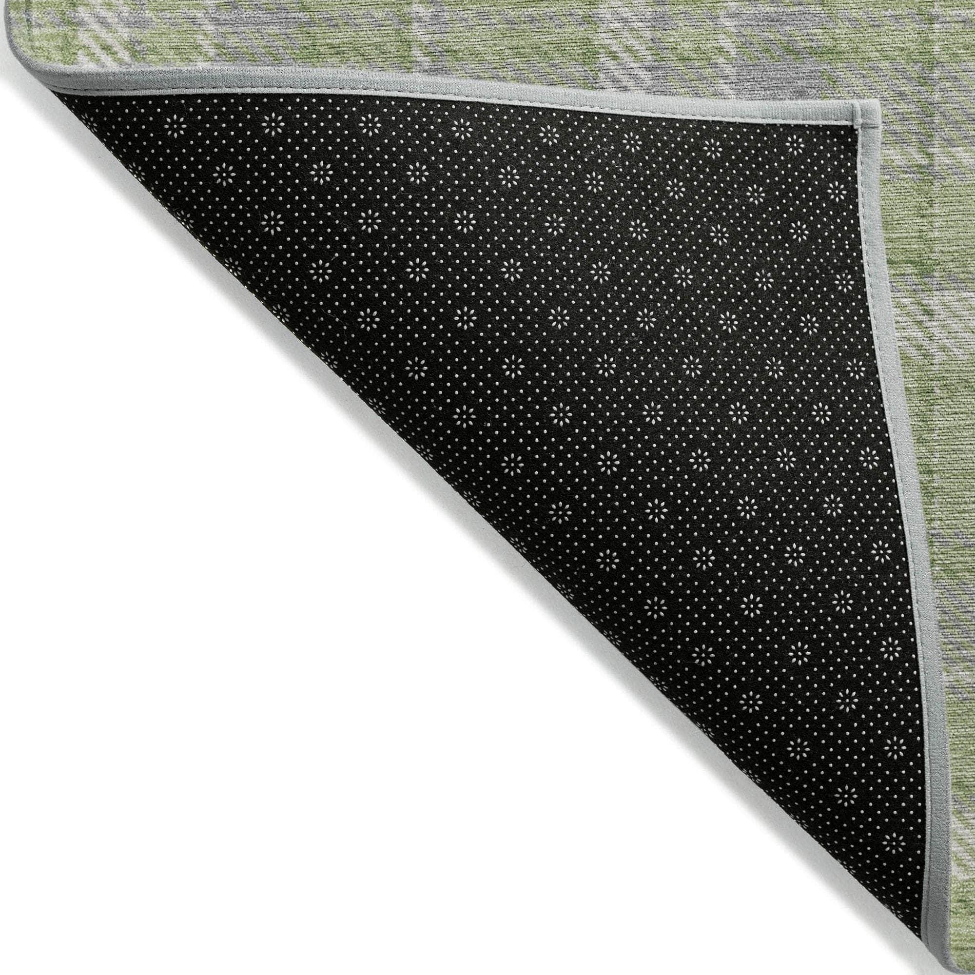 Machine Made ACN563 Green Rugs